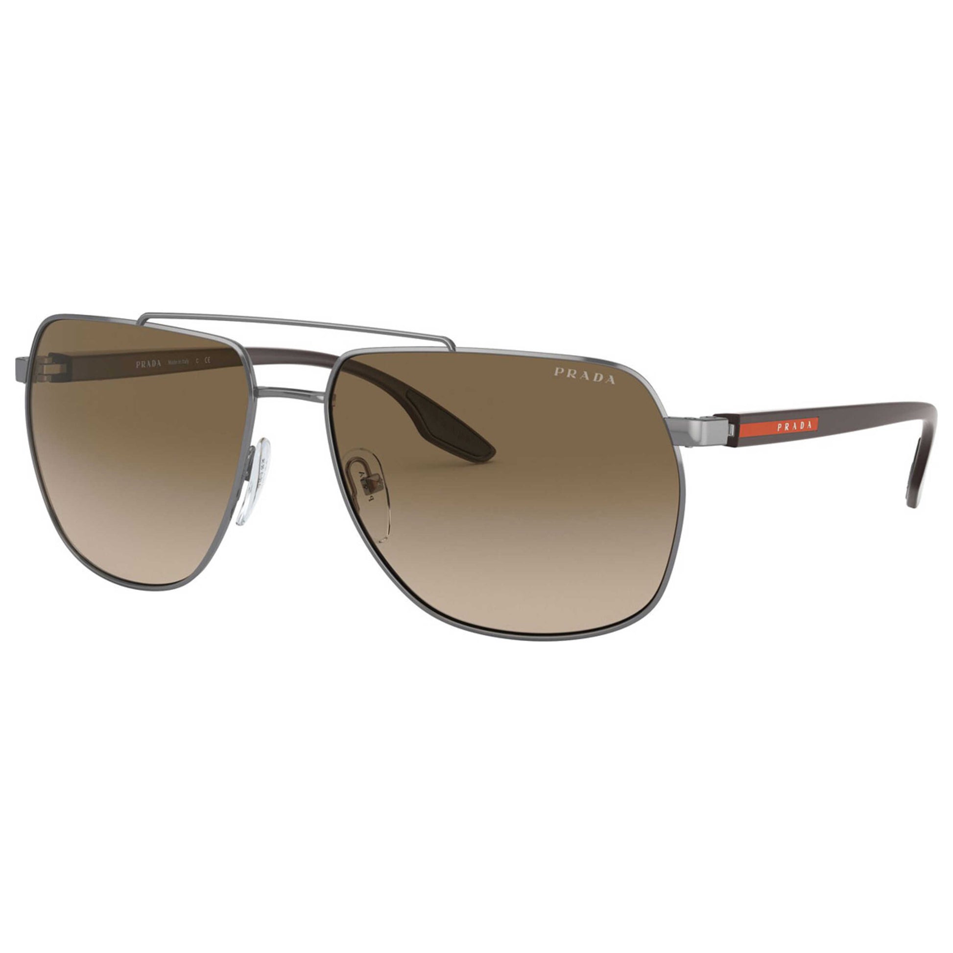 Front view of Prada Linea Rossa Men's Sunglasses PS-55VS-5AV1X1