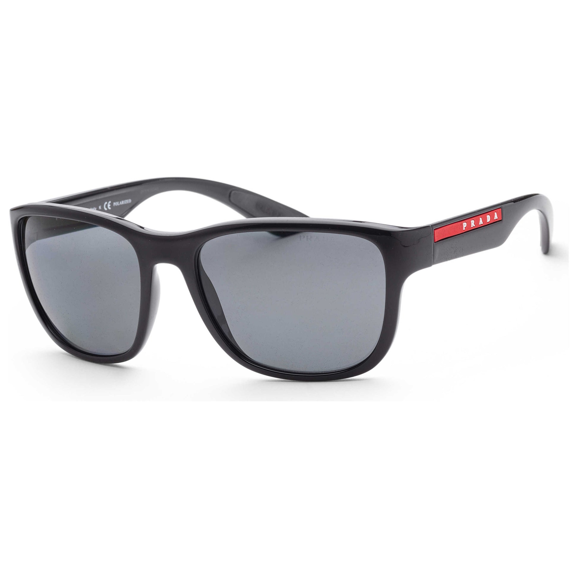 Front view of Prada Linea Rossa Men's Sunglasses PS01US-1AB5Z1-59
