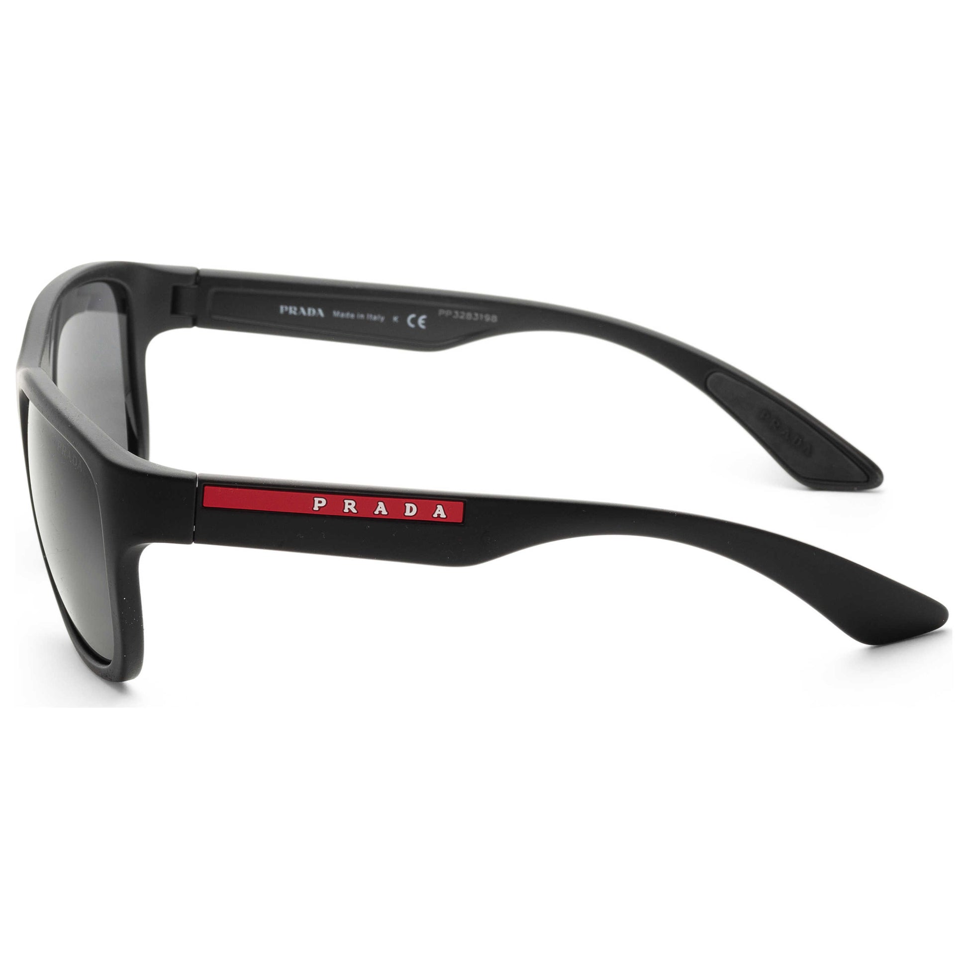Left view of Prada Linea Rossa Men's Sunglasses PS01US-DG05S0-59