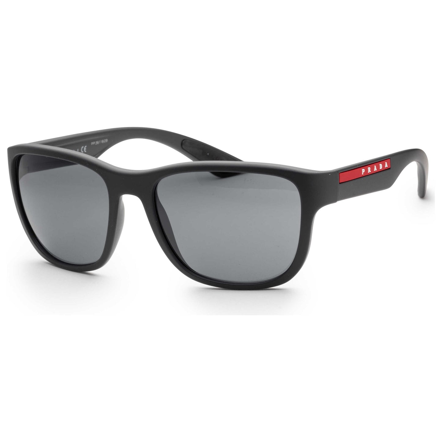 Front view of Prada Linea Rossa Men's Sunglasses PS01US-UFK5L059