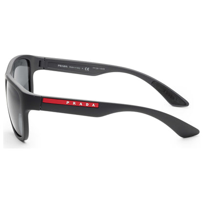 Left view of Prada Linea Rossa Men's Sunglasses PS01US-UFK5L059