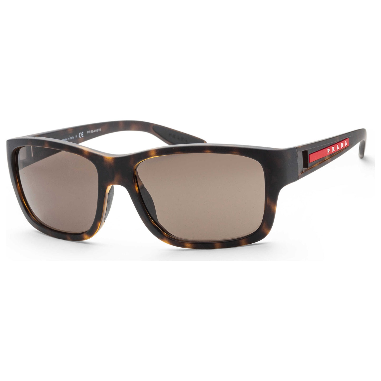 Front view of Prada Linea Rossa Men's Sunglasses PS01WS-58106H-59