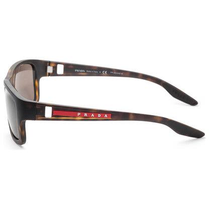 Left view of Prada Linea Rossa Men's Sunglasses PS01WS-58106H-59