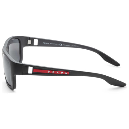 Left view of Prada Linea Rossa Men's Sunglasses PS01WS-UFK07H-59
