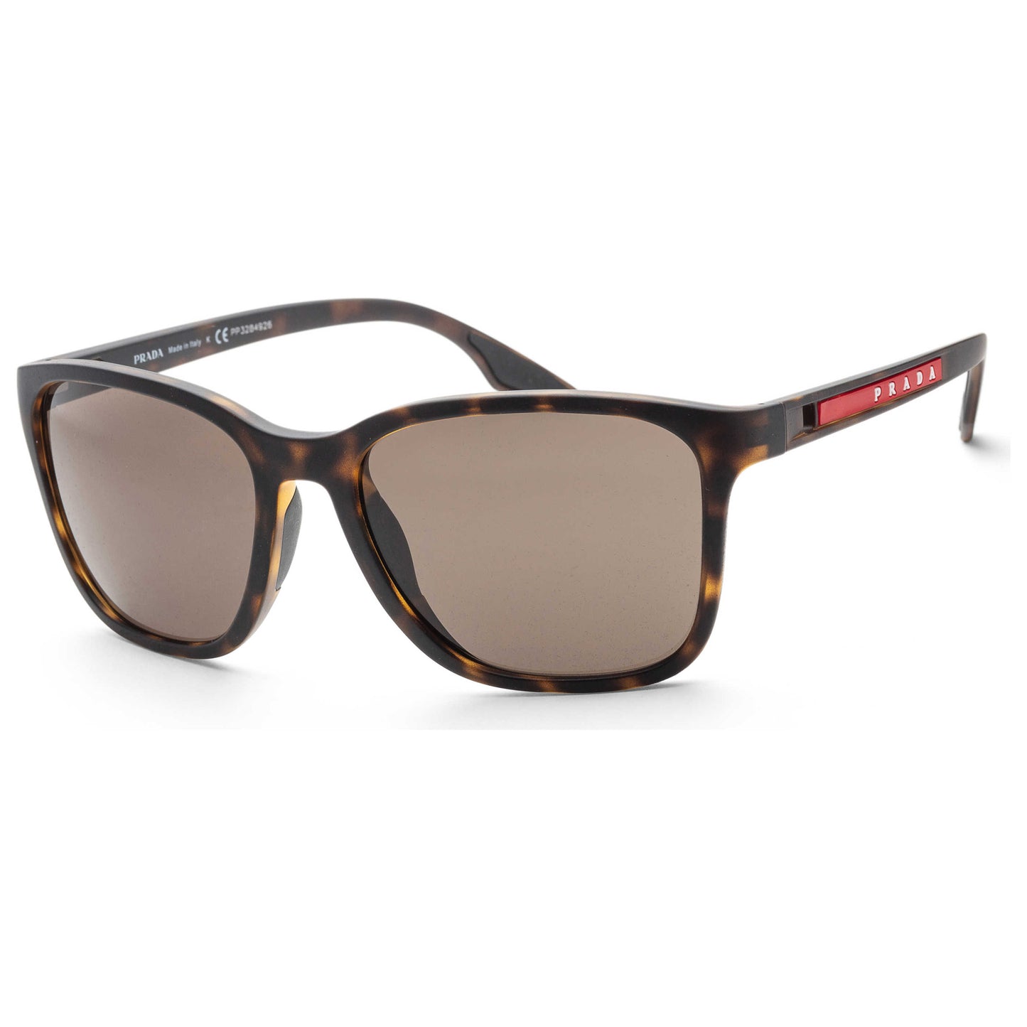 Front view of Prada Linea Rossa Men's Sunglasses PS02WS-58106H-57