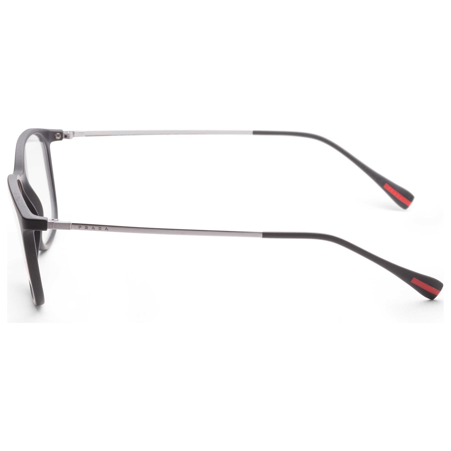 Left view of Prada Linea Rossa Men's Opticals PS03HV-DG01O1-55