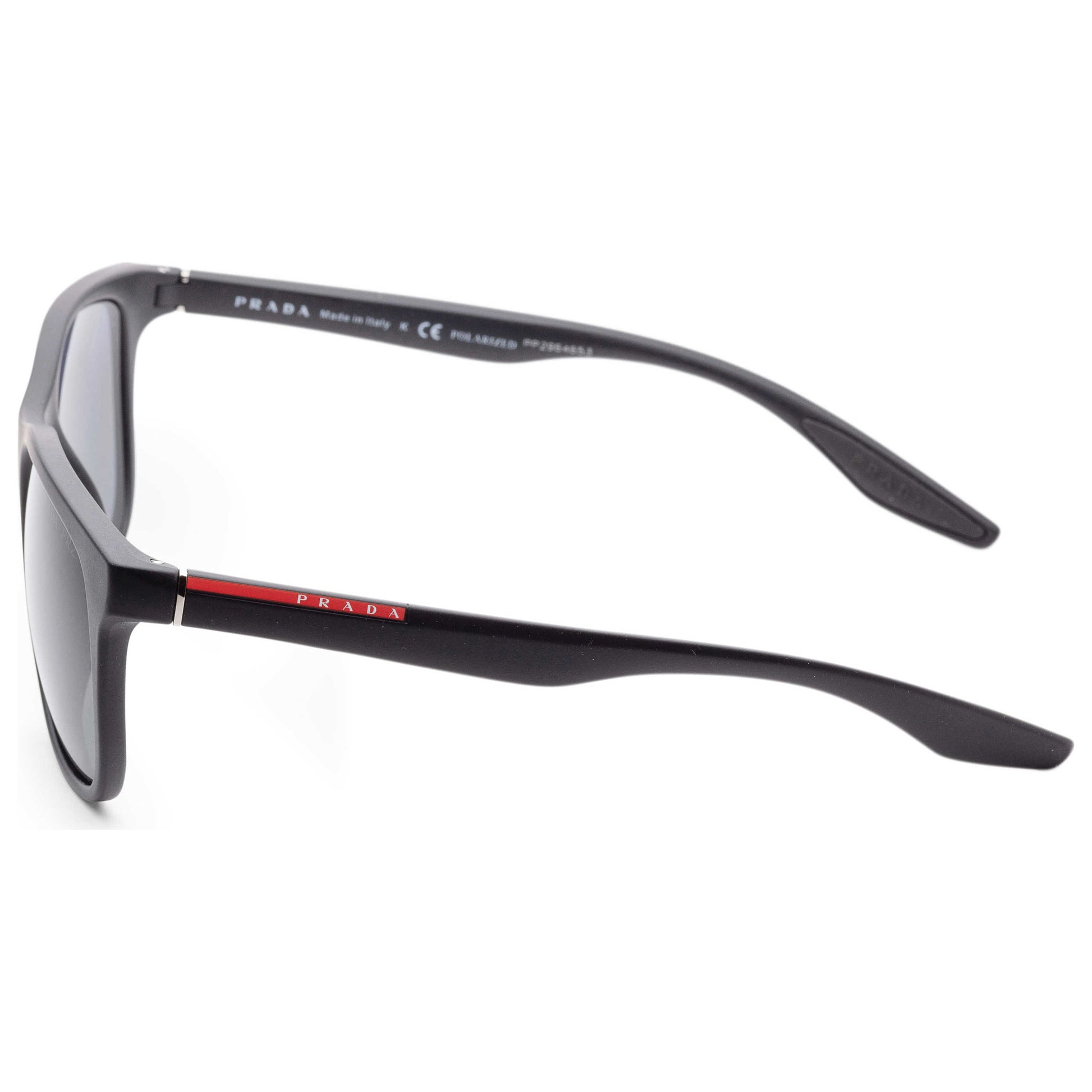 Left view of Prada Linea Rossa Men's Sunglasses PS03OSF-DG05Z158