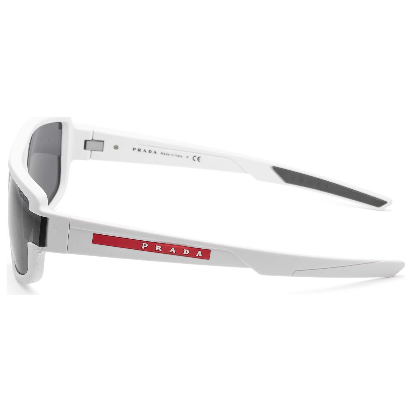 Left view of Prada Linea Rossa Men's Sunglasses PS03WS-TWK06F-66