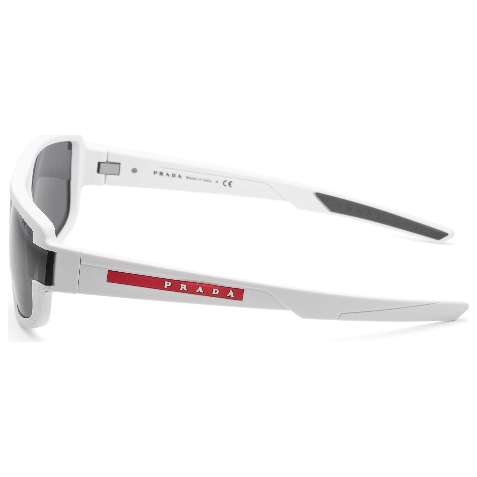 Left view of Prada Linea Rossa Men's Sunglasses PS03WS-TWK06F-66
