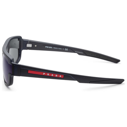 Left view of Prada Linea Rossa Men's Sunglasses PS03WS-UR701G-66