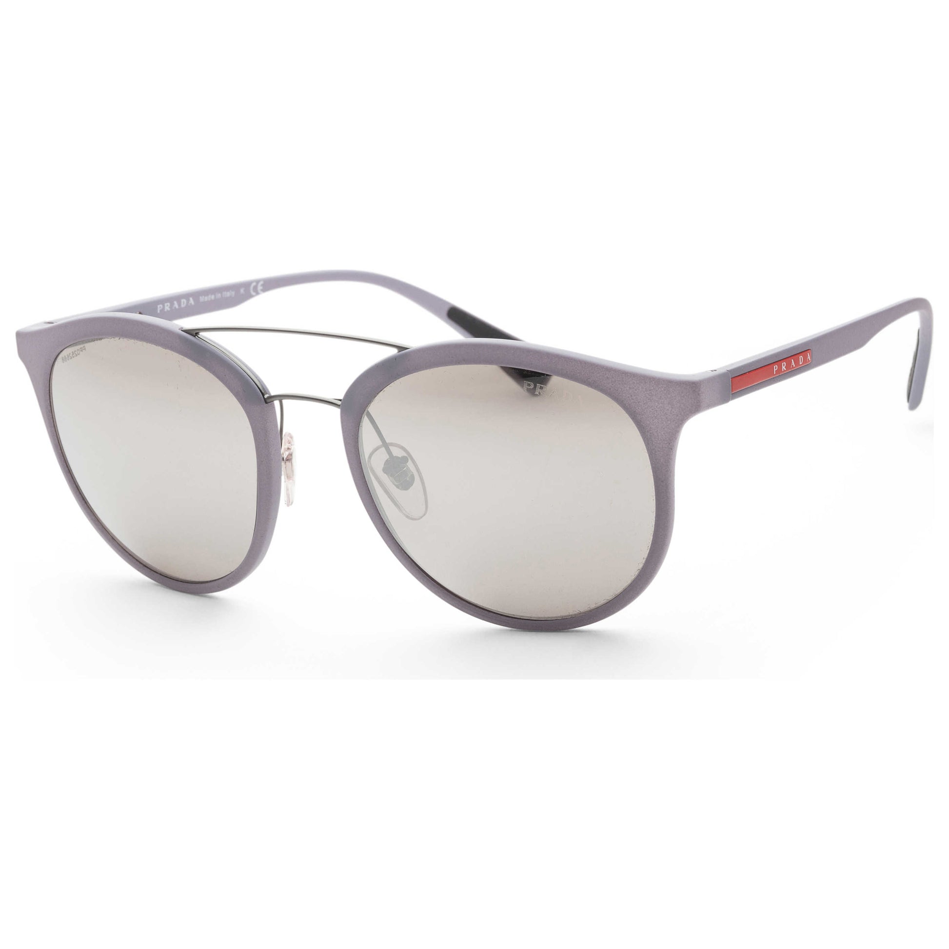 Front view of Prada Linea Rossa Men's Sunglasses PS04RS-K3E2B0-54