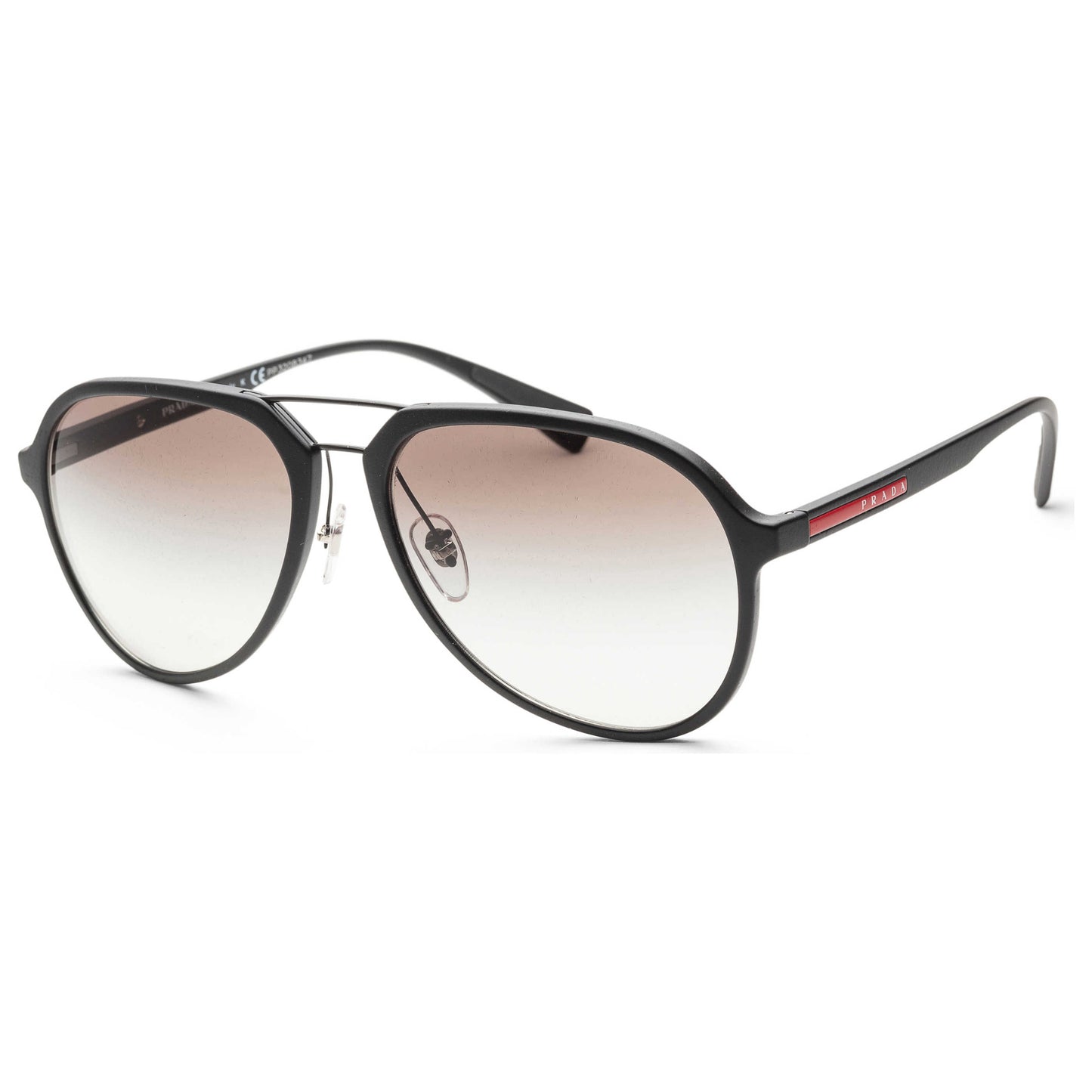 Front view of Prada Linea Rossa Men's Sunglasses PS05RS-DG00A758