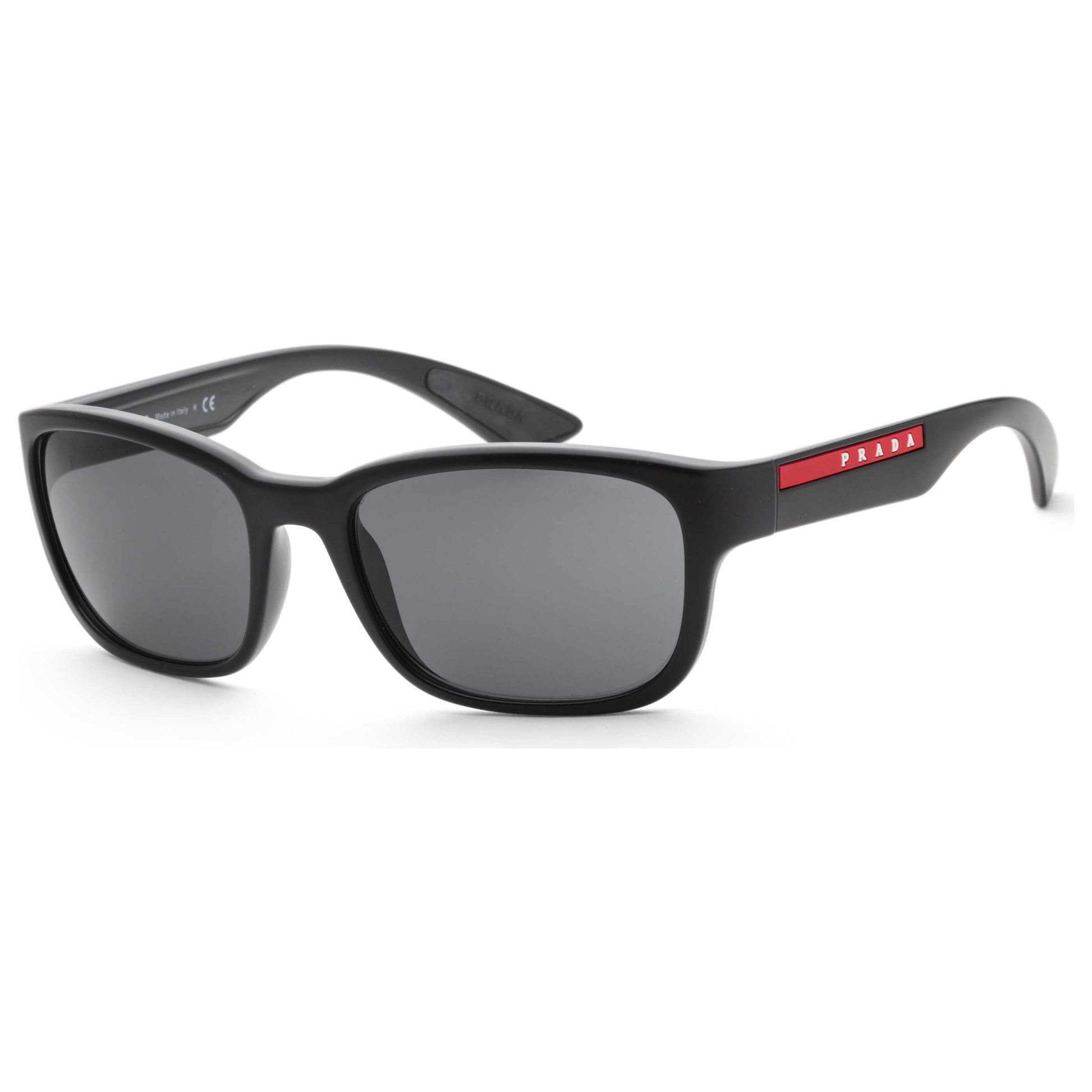 Front view of Prada Linea Rossa Men's Sunglasses PS05VS-1BO5S0-57
