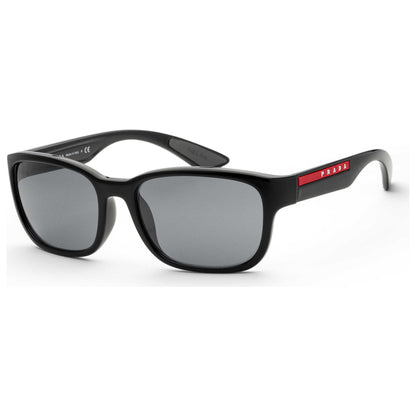 Front view of Prada Linea Rossa Men's Sunglasses PS05VSF-1AB5L0-59