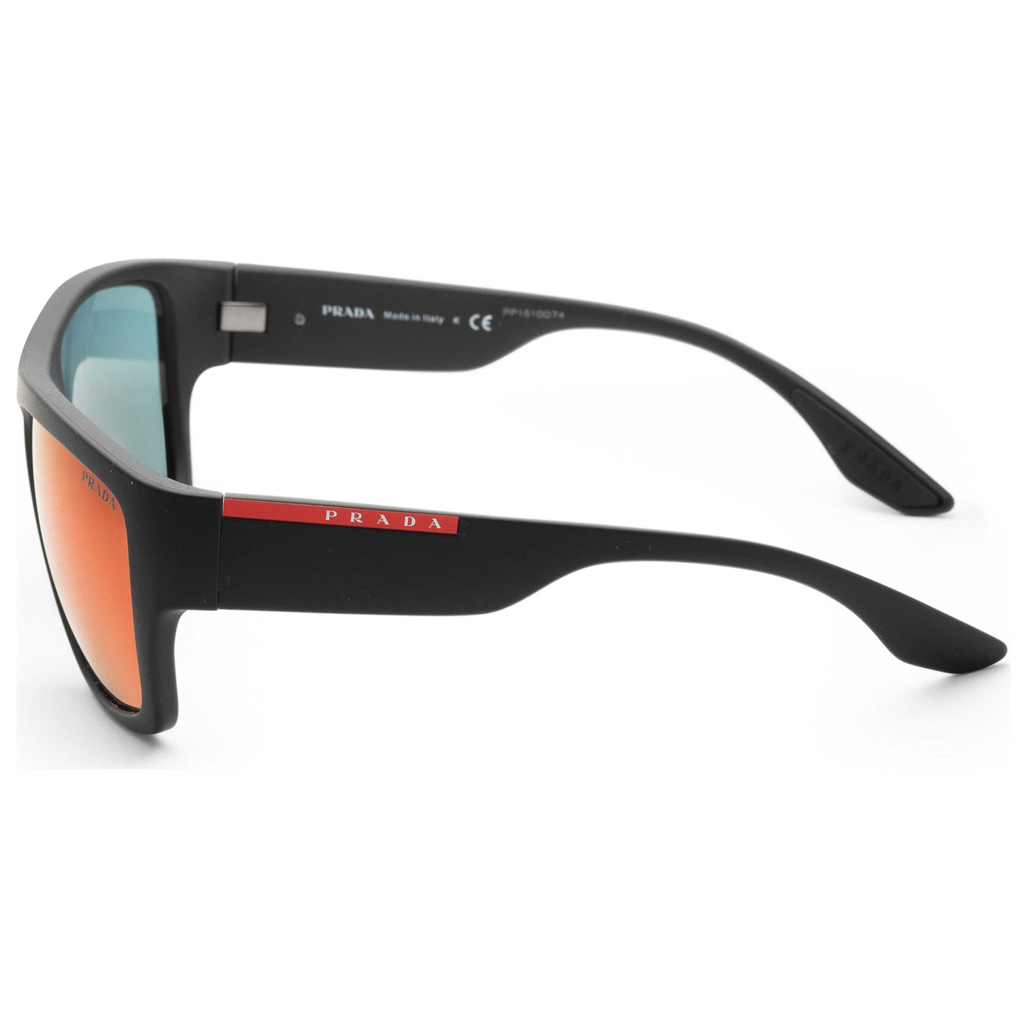 Left view of Prada Linea Rossa Men's Sunglasses PS08VS-DG008F-59