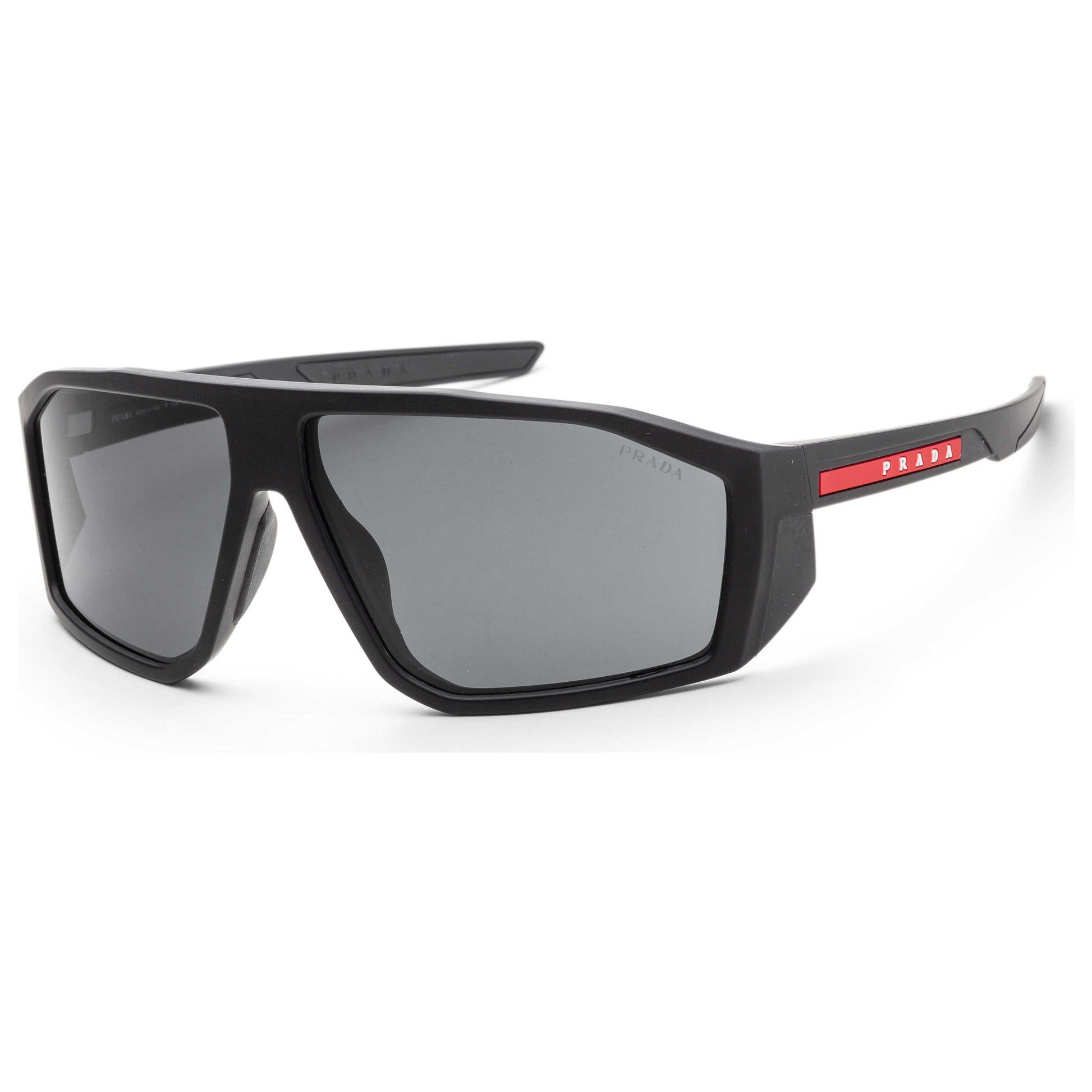 Front view of Prada Linea Rossa Men's Sunglasses PS08WS-1BO06F