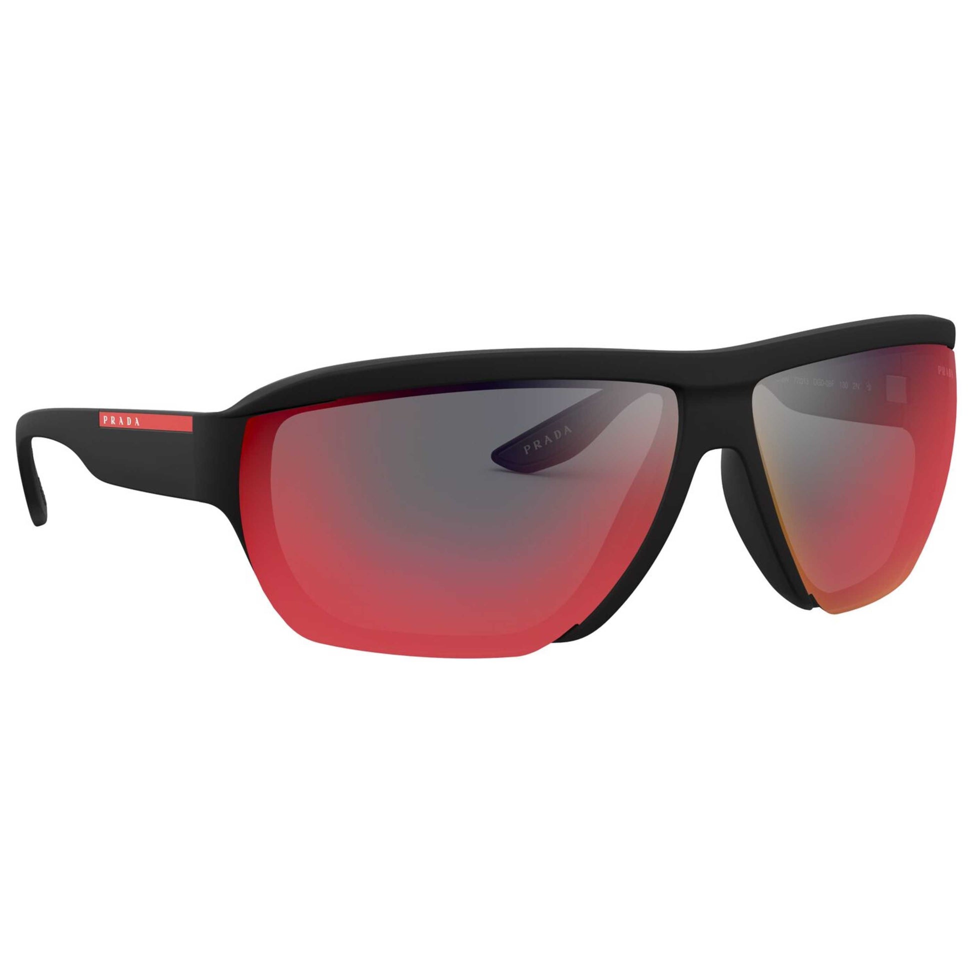 Front view of Prada Linea Rossa Men's Sunglasses PS09VS-DG008F70