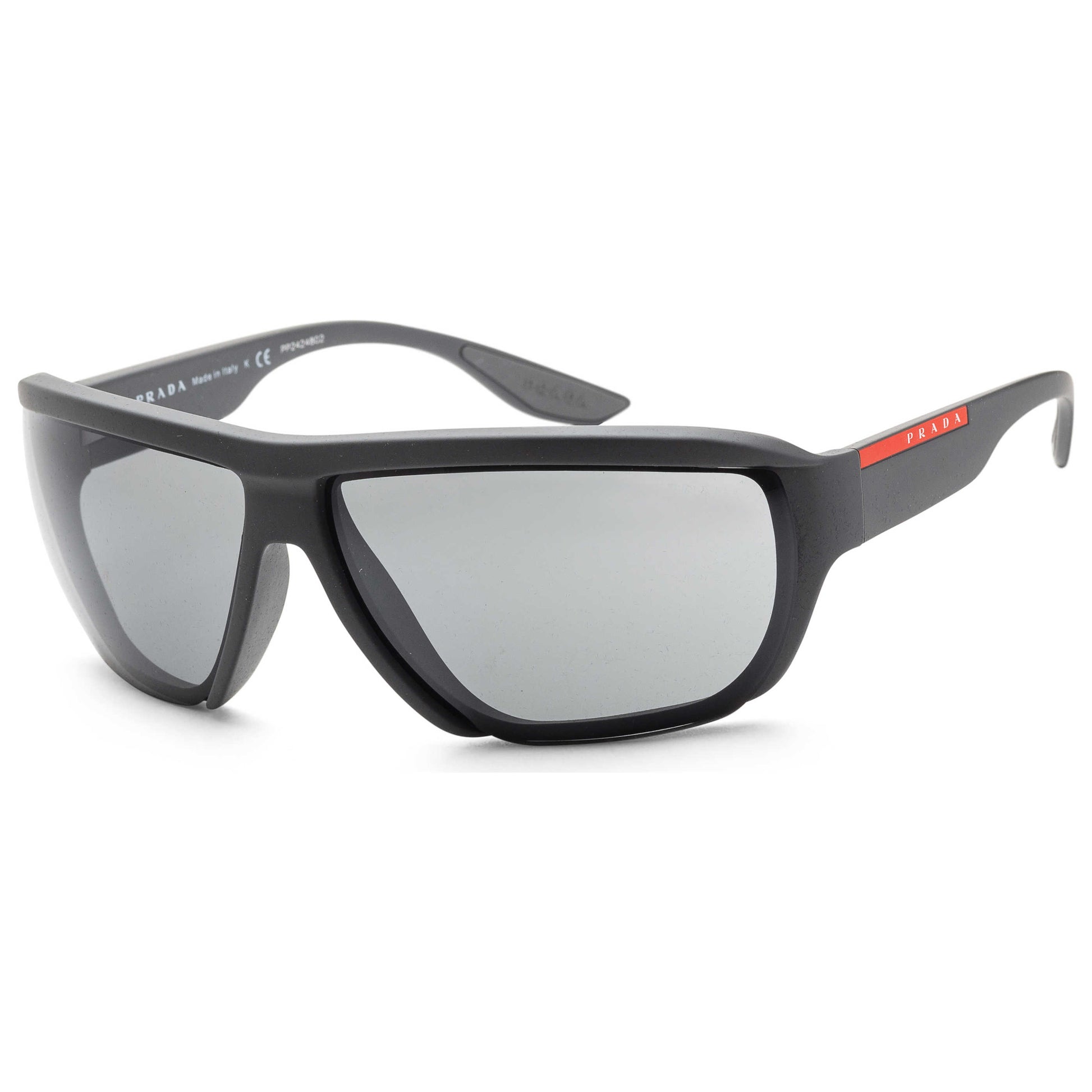 Front view of Prada Linea Rossa Men's Sunglasses PS09VS-TFZ09F72