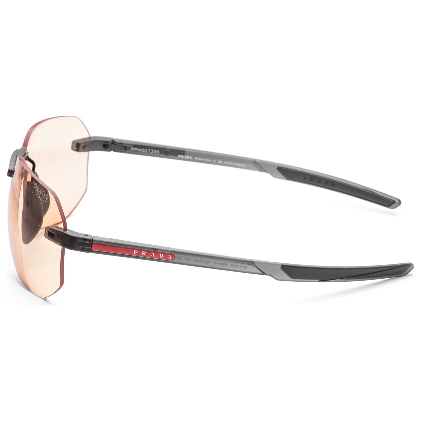 Left view of Prada Linea Rossa Men's Sunglasses PS09WS-13C01S