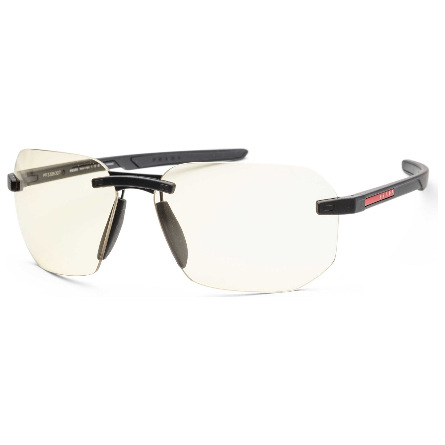 Front view of Prada Linea Rossa Men's Sunglasses PS09WS-DG002S