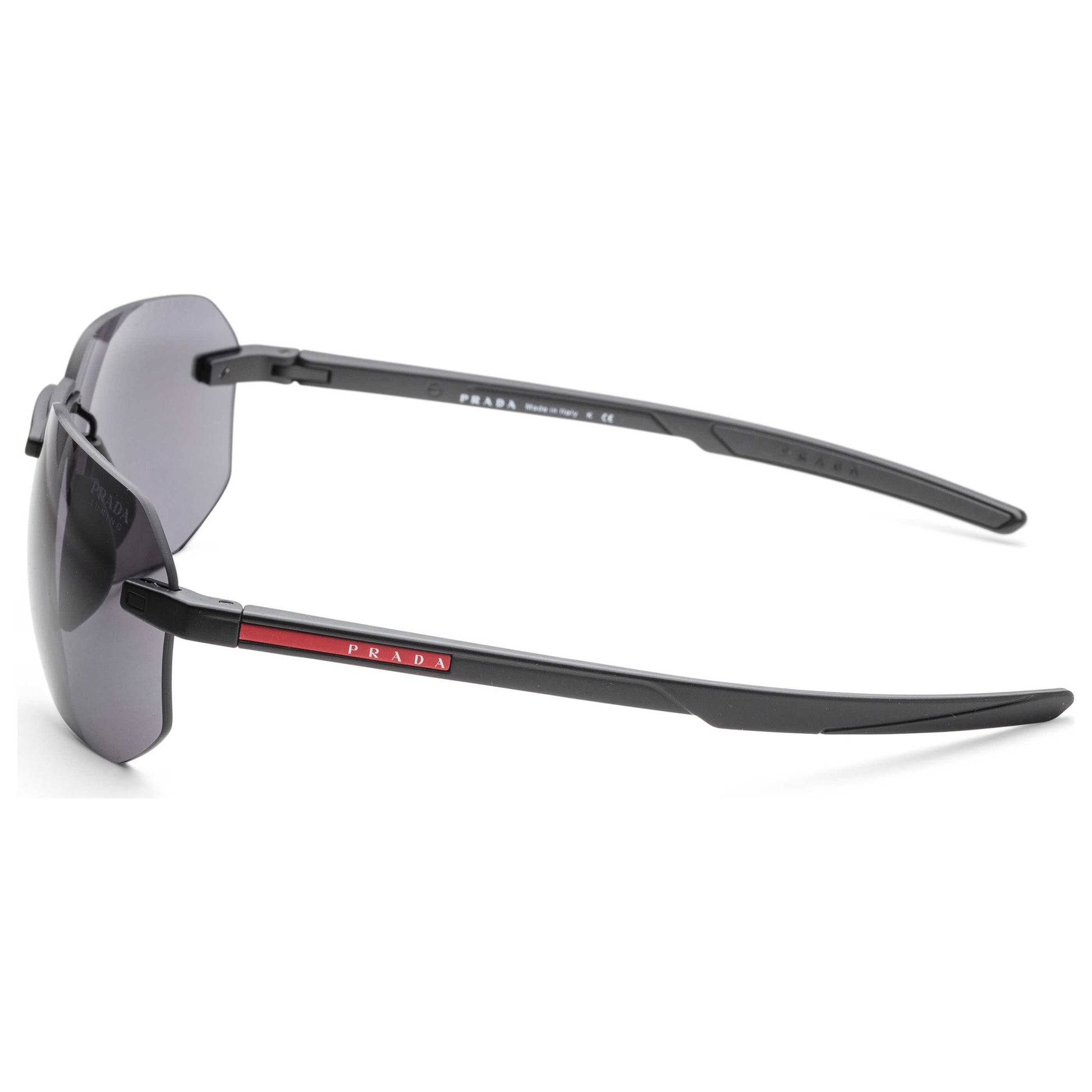Left view of Prada Linea Rossa Men's Sunglasses PS09WS-DG009R
