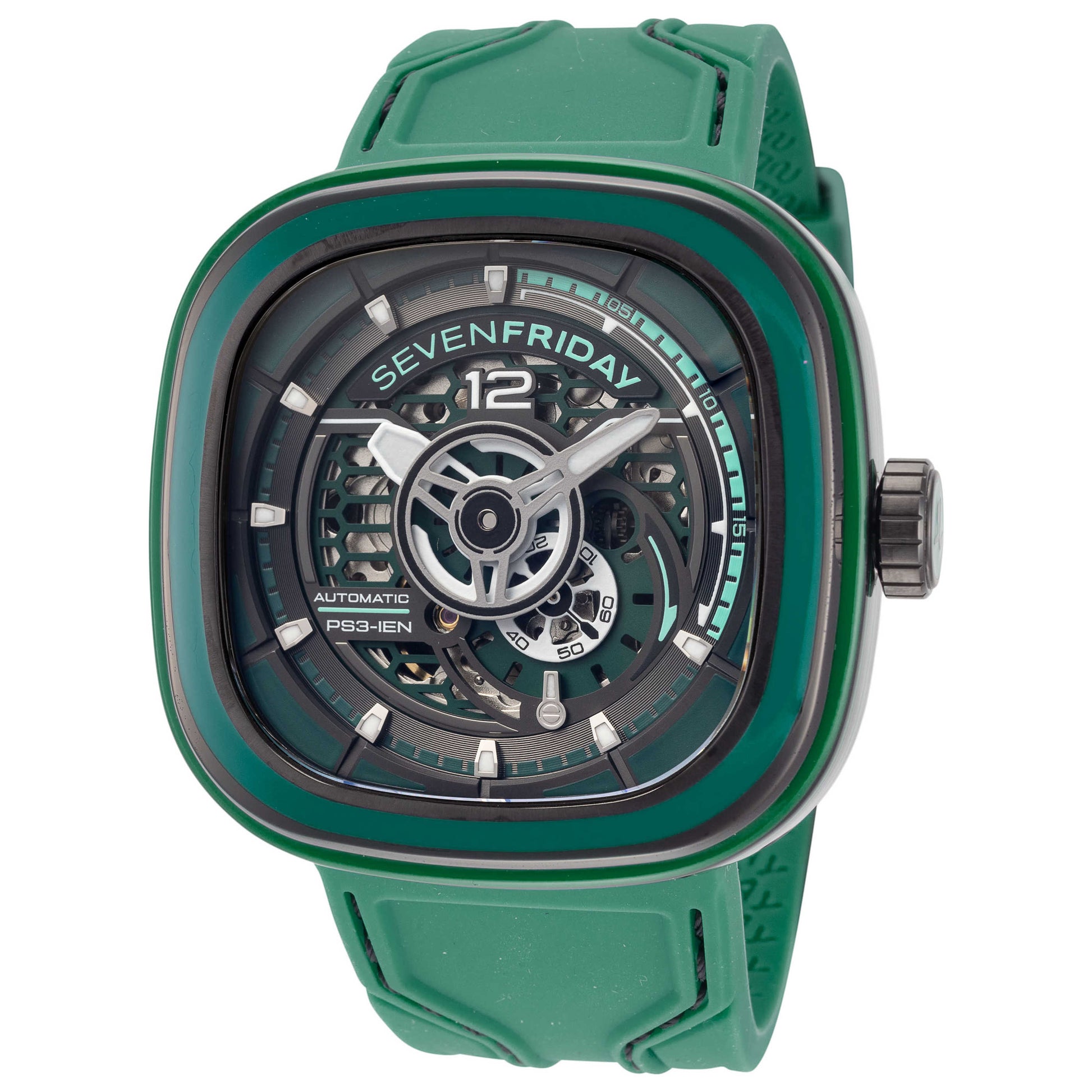 Front view of Sevenfriday PS Series Men's Automatic Watch PS3-05-CCG