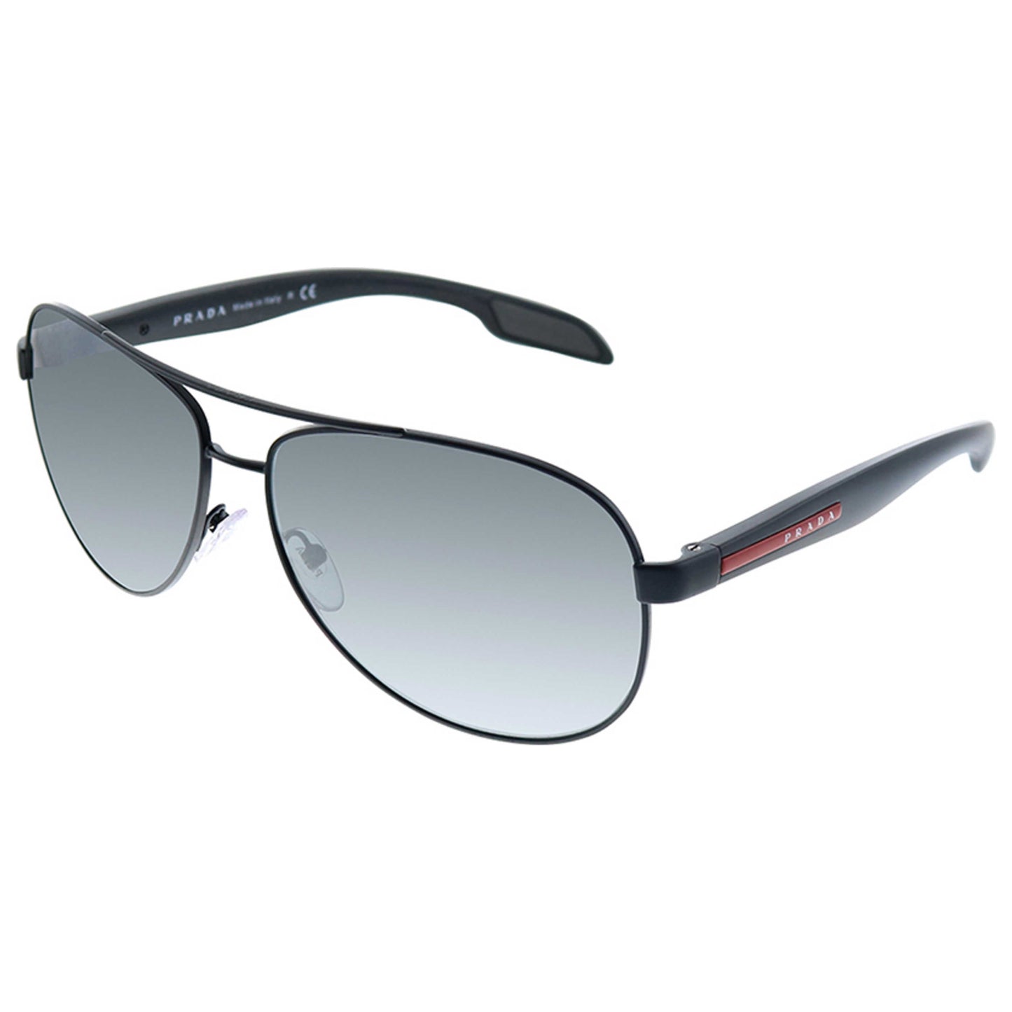 Front view of Prada Linea Rossa Unisex Sunglasses PS53PS-1BO7W162-MP