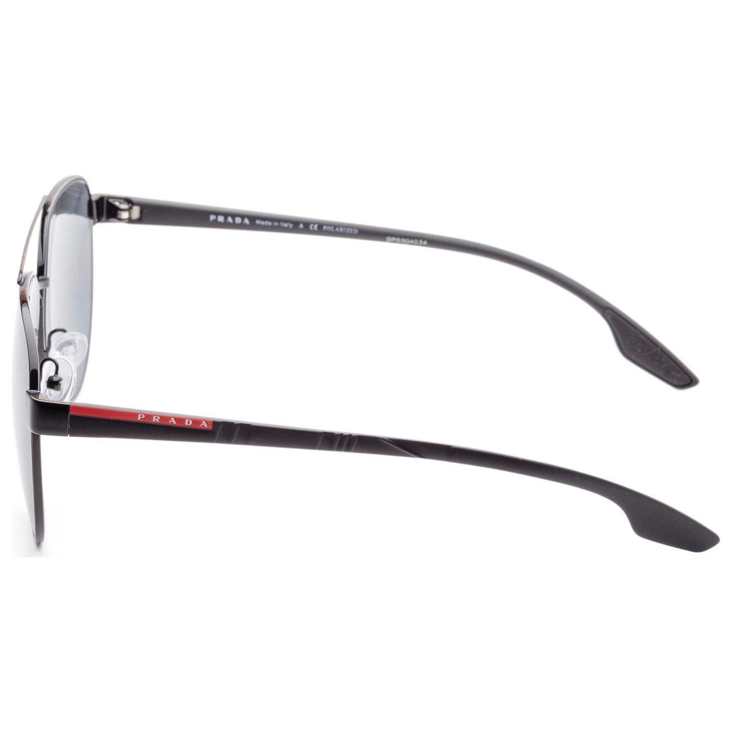 Left view of Prada Linea Rossa Men's Sunglasses PS54TS-1AB5Z161