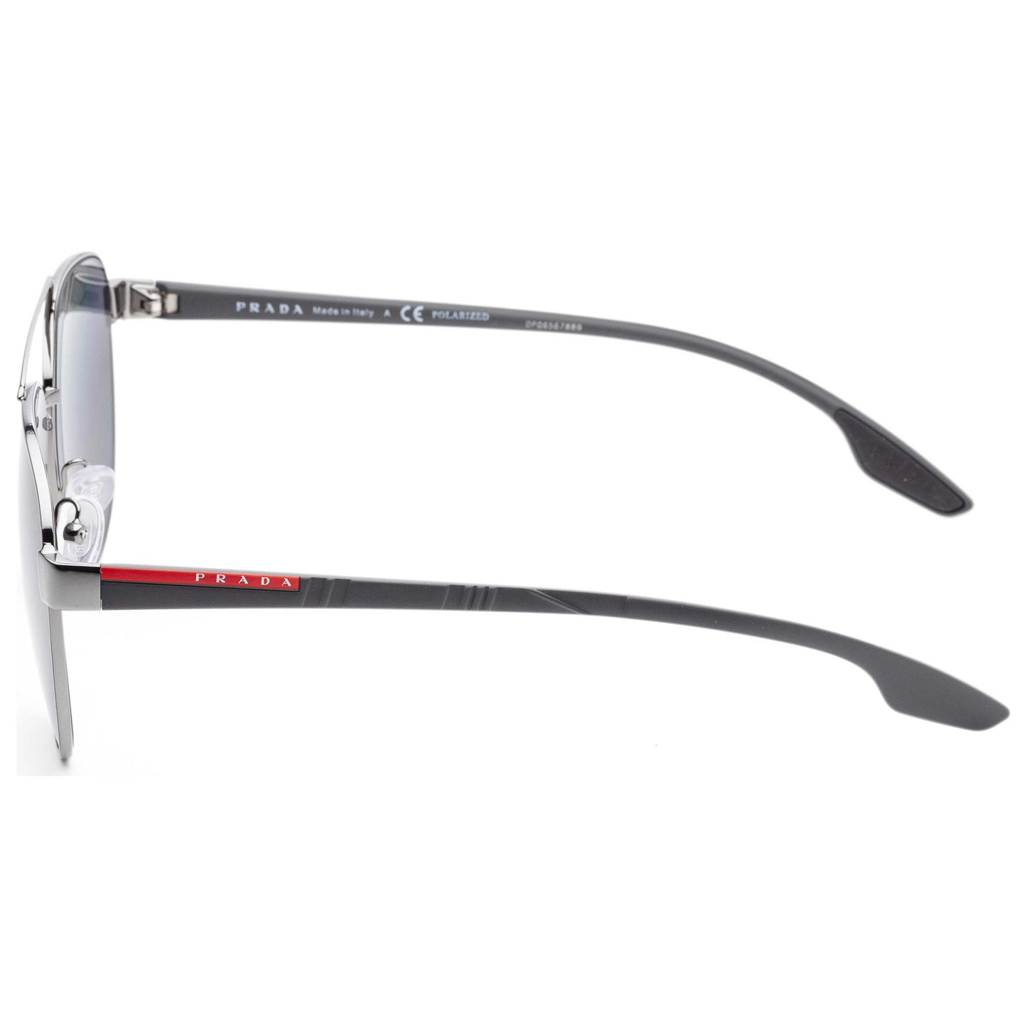 Left view of Prada Linea Rossa Men's Sunglasses PS54TS-5AV5Z161