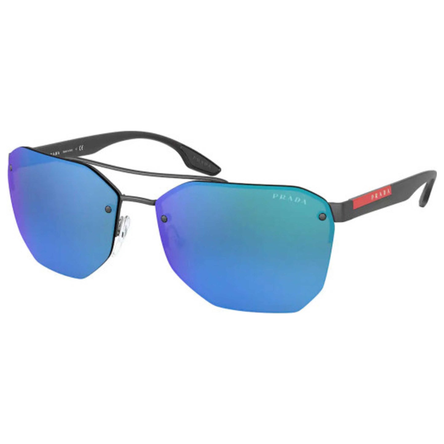 Front view of Prada Linea Rossa Men's Sunglasses PS54VS-7CQ5M263