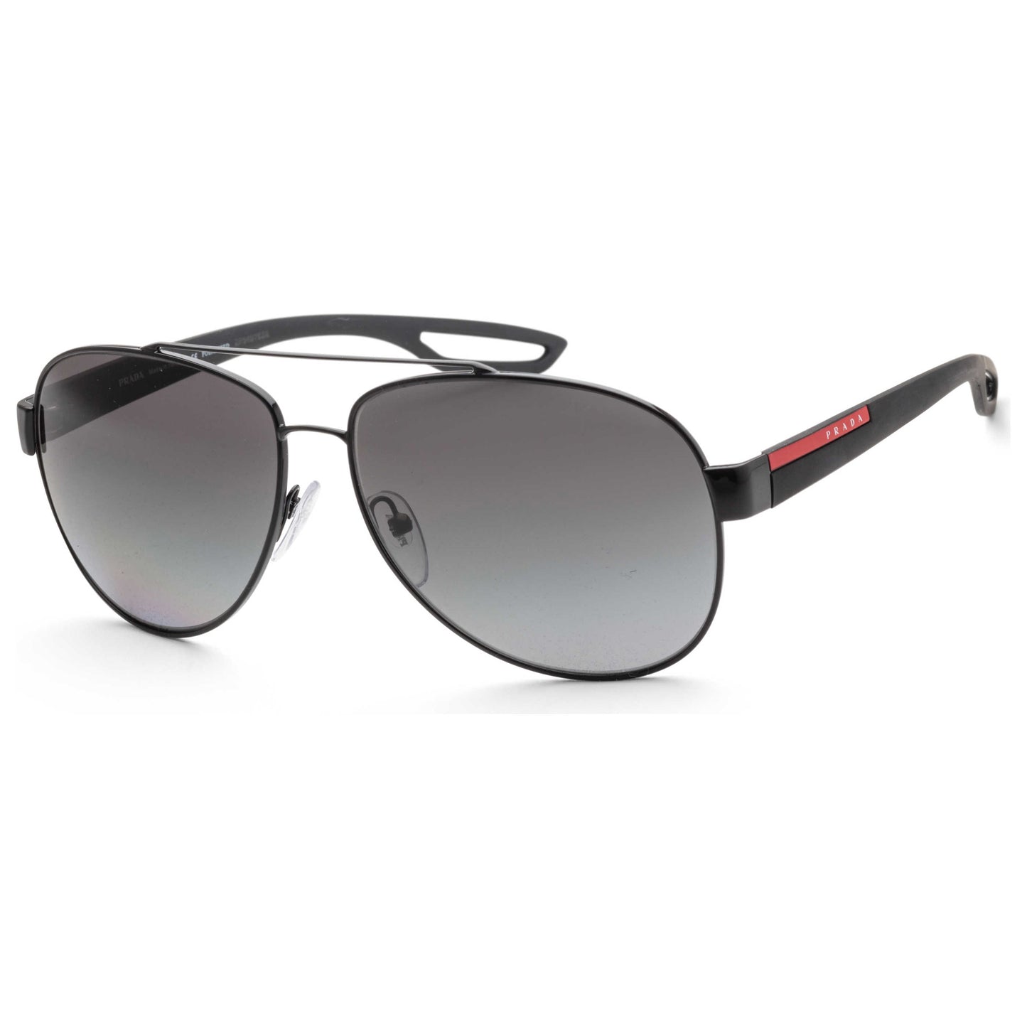 Front view of Prada Linea Rossa Men's Sunglasses PS55QS-1AB5W162
