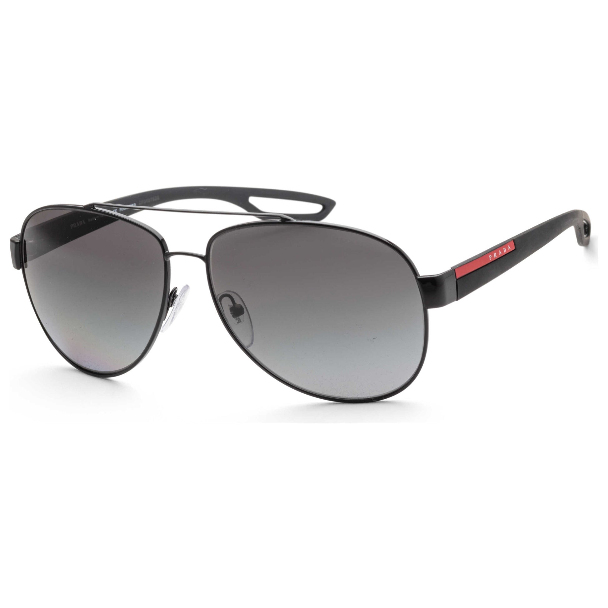 Front view of Prada Linea Rossa Men's Sunglasses PS55QS-1AB5W162