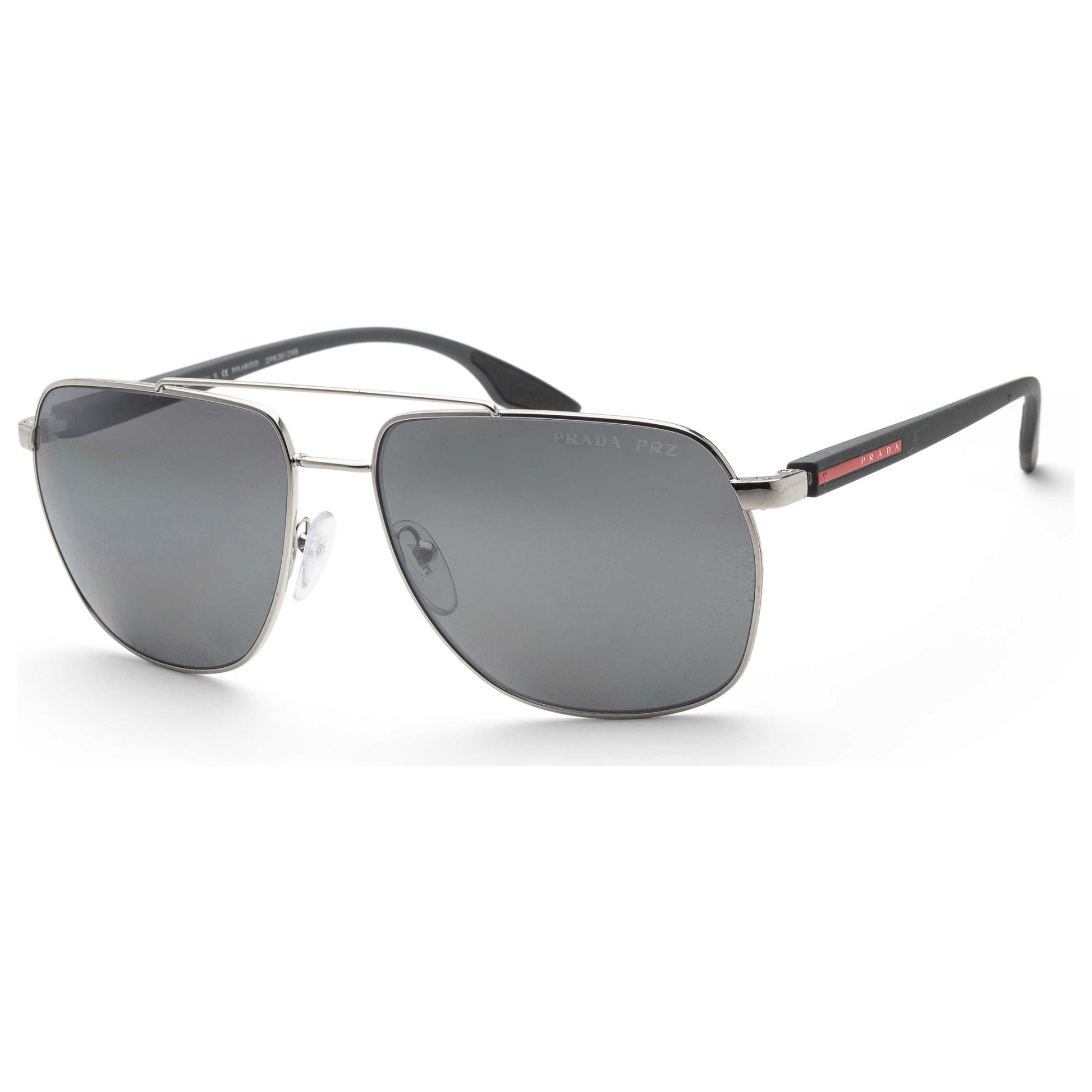 Front view of Prada Linea Rossa Men's Sunglasses PS55VS-1BC07H-62