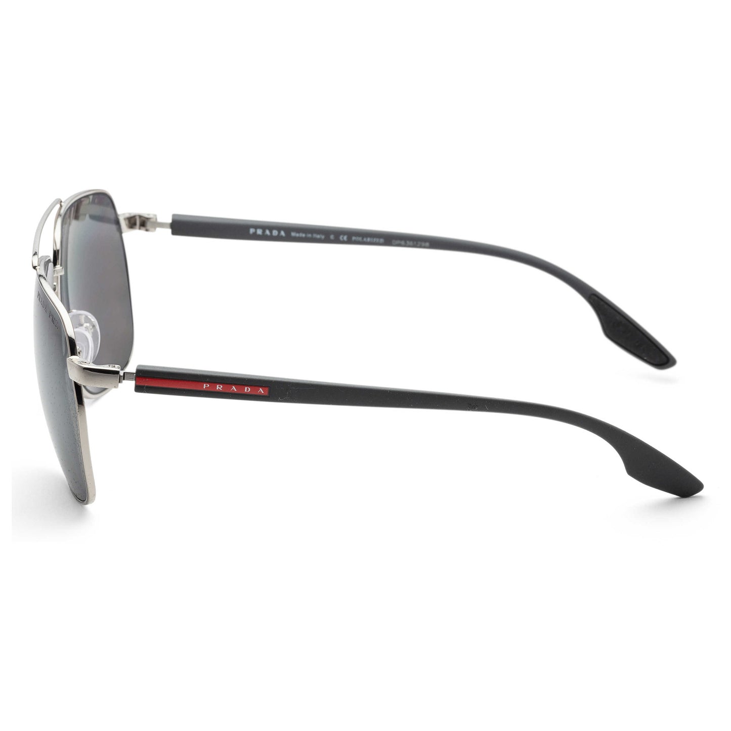 Left view of Prada Linea Rossa Men's Sunglasses PS55VS-1BC07H-62