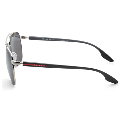 Left view of Prada Linea Rossa Men's Sunglasses PS55VS-1BC07H-62