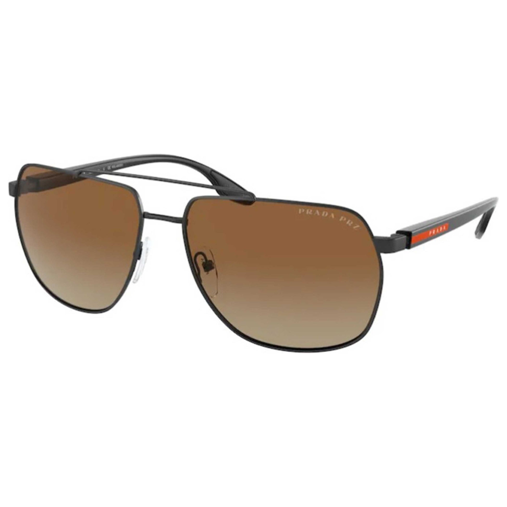 Front view of Prada Linea Rossa Men's Sunglasses PS55VS-1BO02I-59