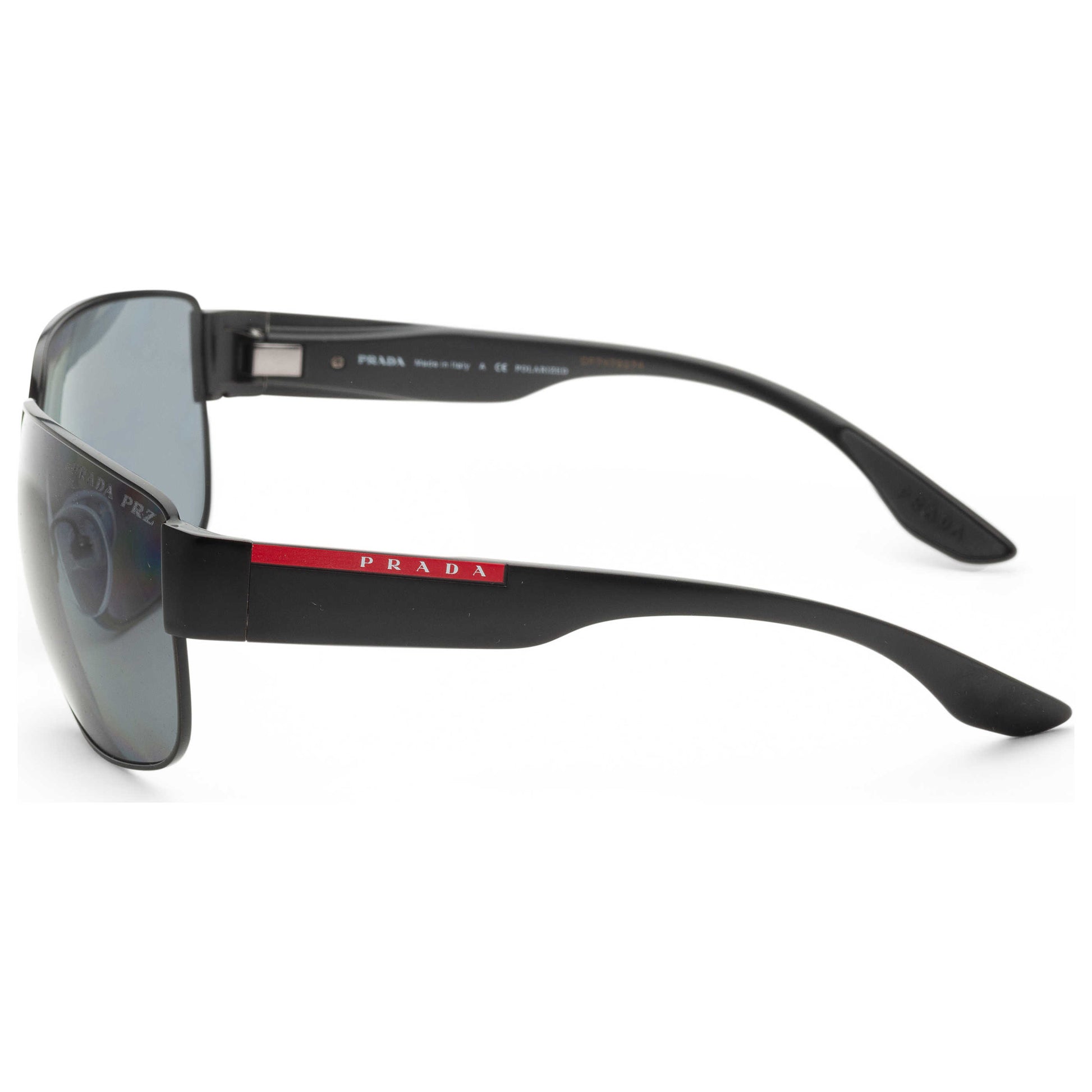 Left view of Prada Linea Rossa Men's Sunglasses PS56VS-1BO02G-62