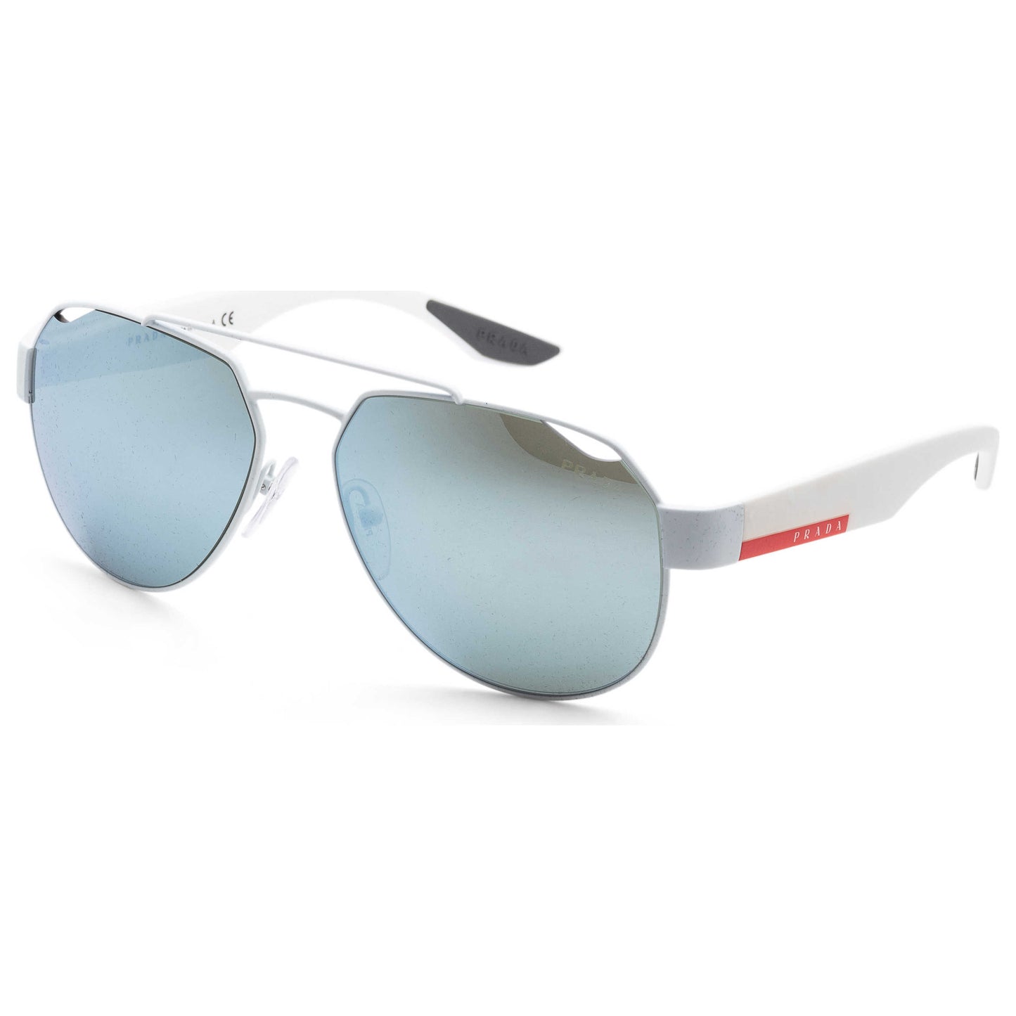 Front view of Prada Linea Rossa Men's Sunglasses PS57US-TWK5K259