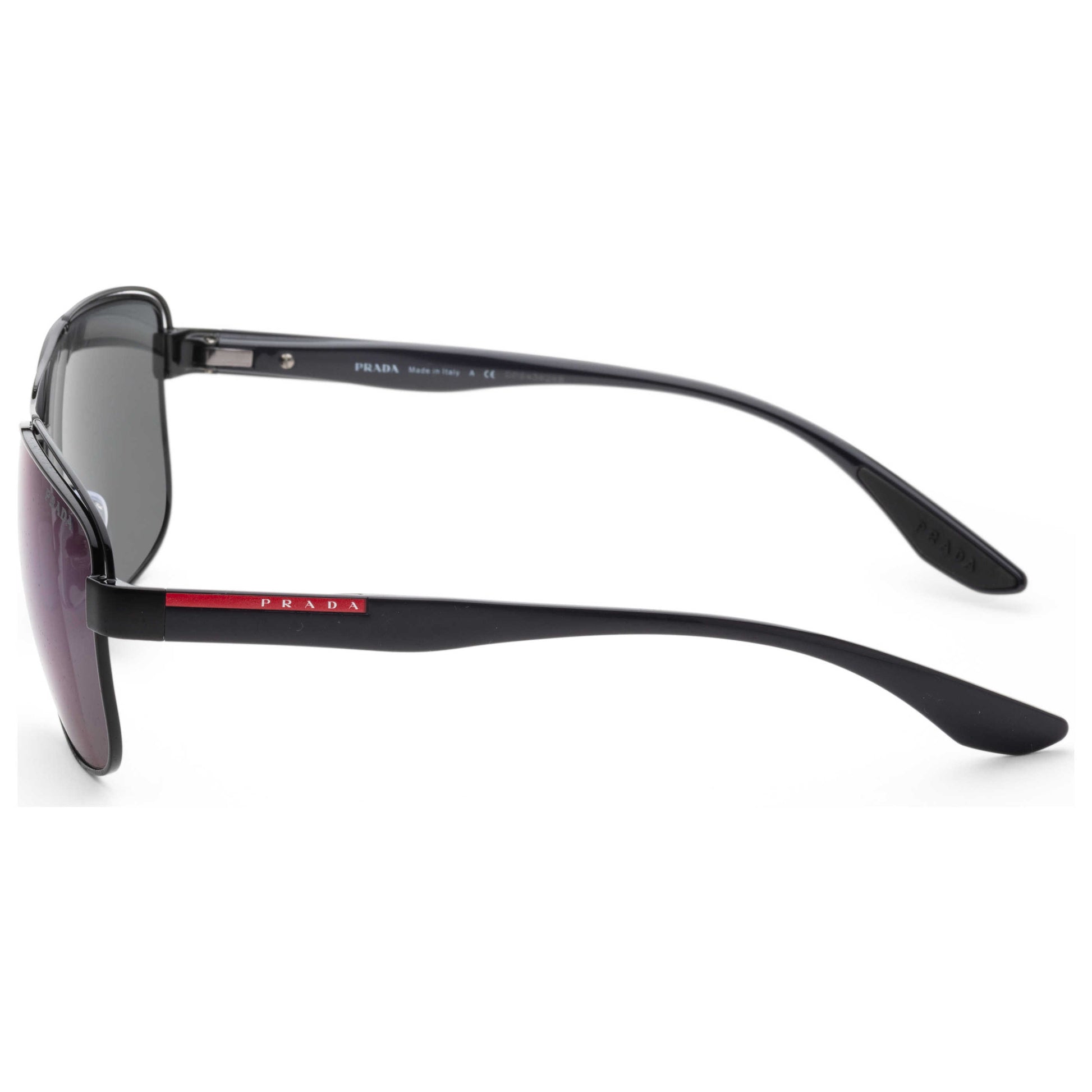 Left view of Prada Linea Rossa Women's Sunglasses PS57VS-1AB01G-61