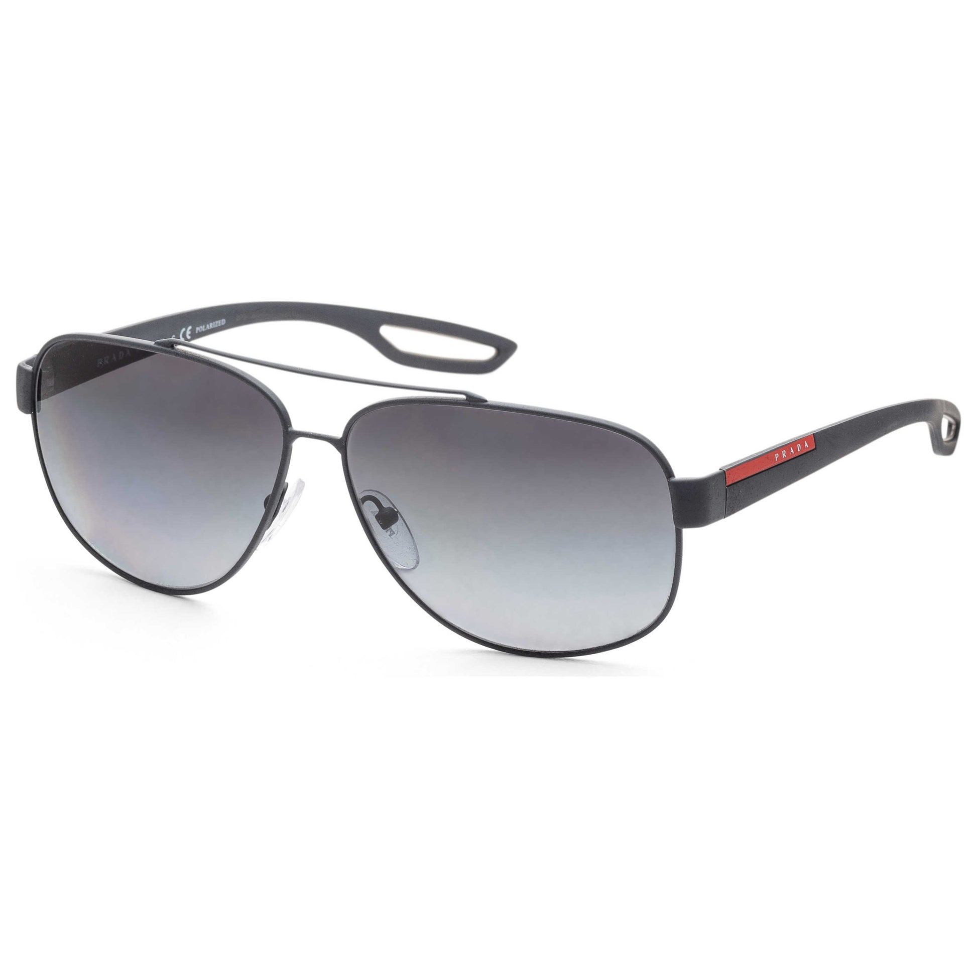 Front view of Prada Linea Rossa Men's Sunglasses PS58QS-TFZ5W163