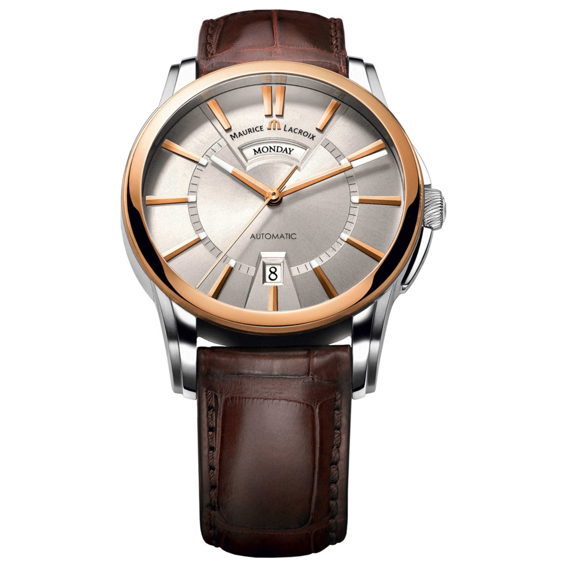 Front view of Maurice Lacroix Pontos Men's Automatic Watch PT6158-PS101-13E