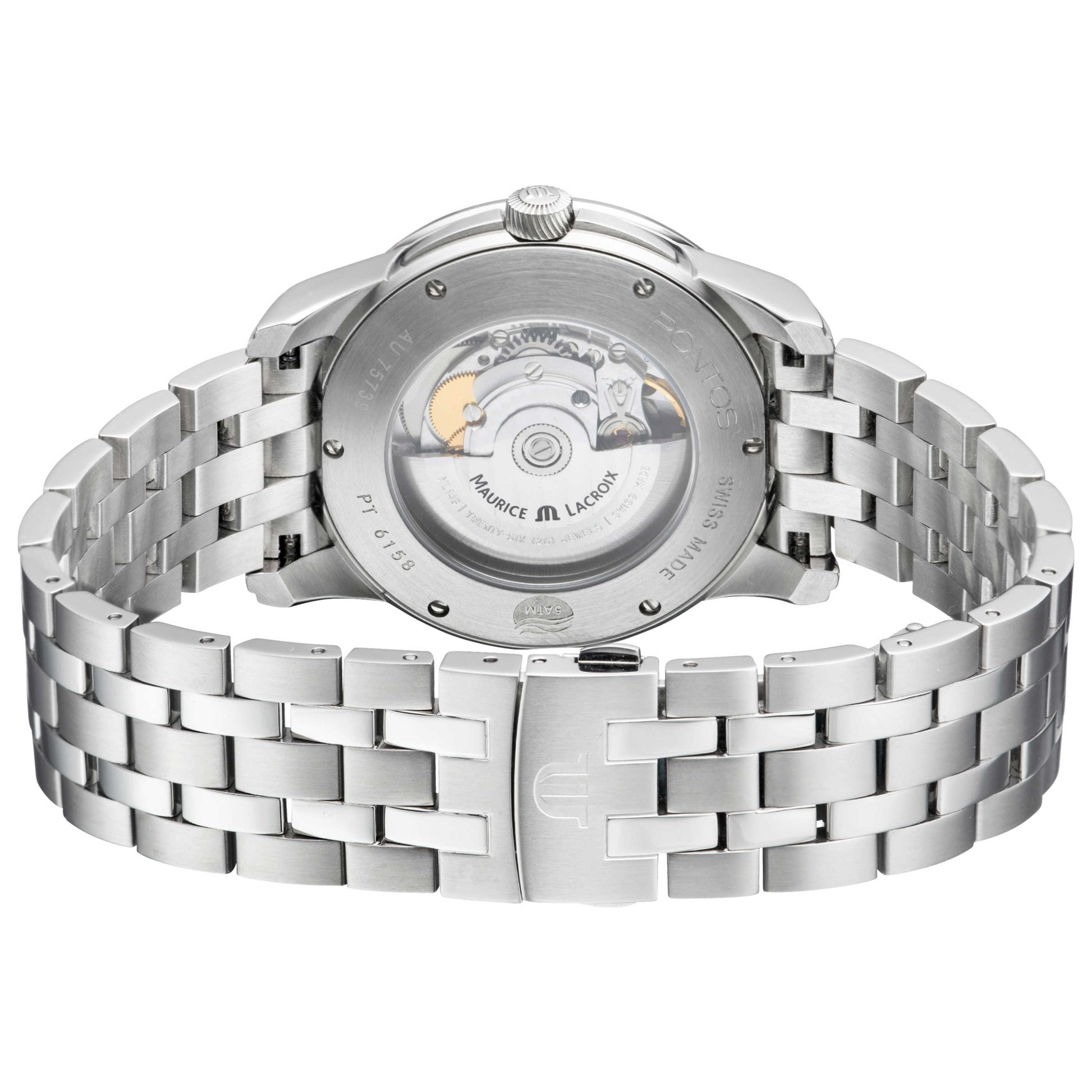 Maurice Lacroix Pontos Men's Automatic Watch PT6158-SS002-63E-1 - Image #3