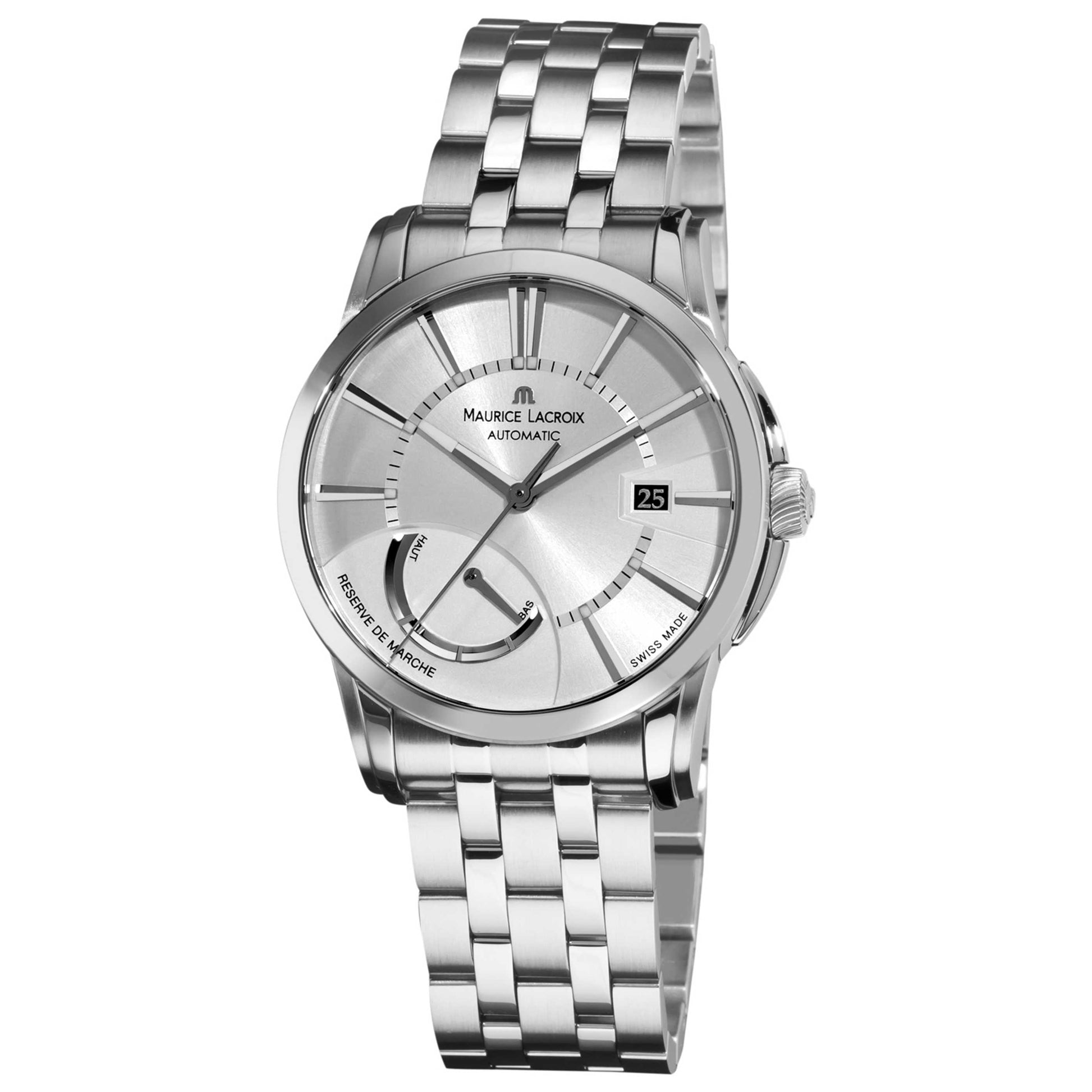 Front view of Maurice Lacroix Pontos Men's Automatic Watch PT6168-SS002-131-1