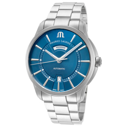 Front view of Maurice Lacroix Pontos Men's Automatic Watch PT6358-SS002-430