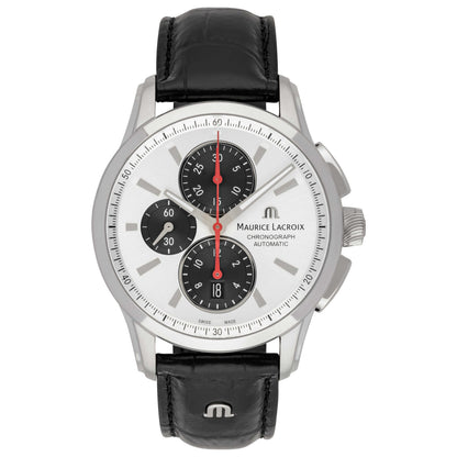 Front view of Maurice Lacroix Pontos Men's Automatic Watch PT6388-SS001-131-1