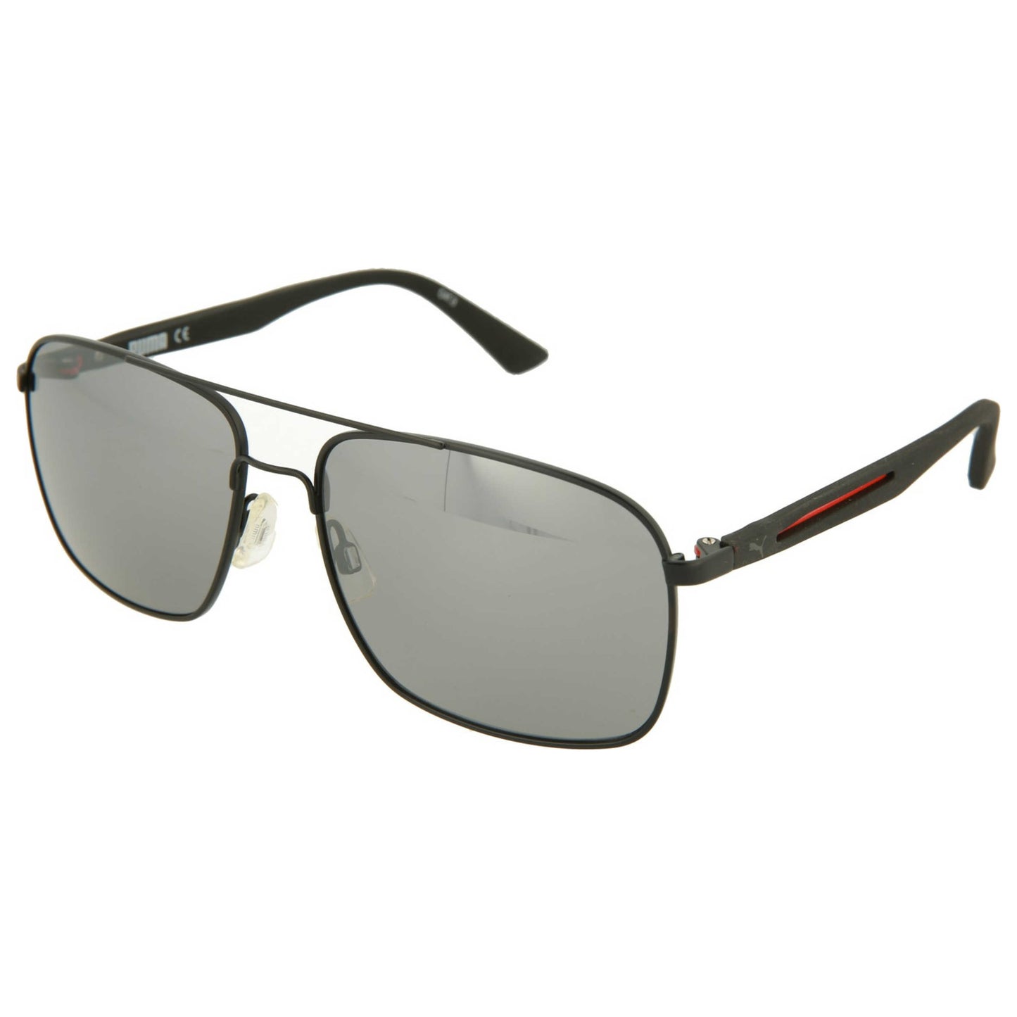 Front view of Puma Core Men's Sunglasses PU0006S-30000009-001