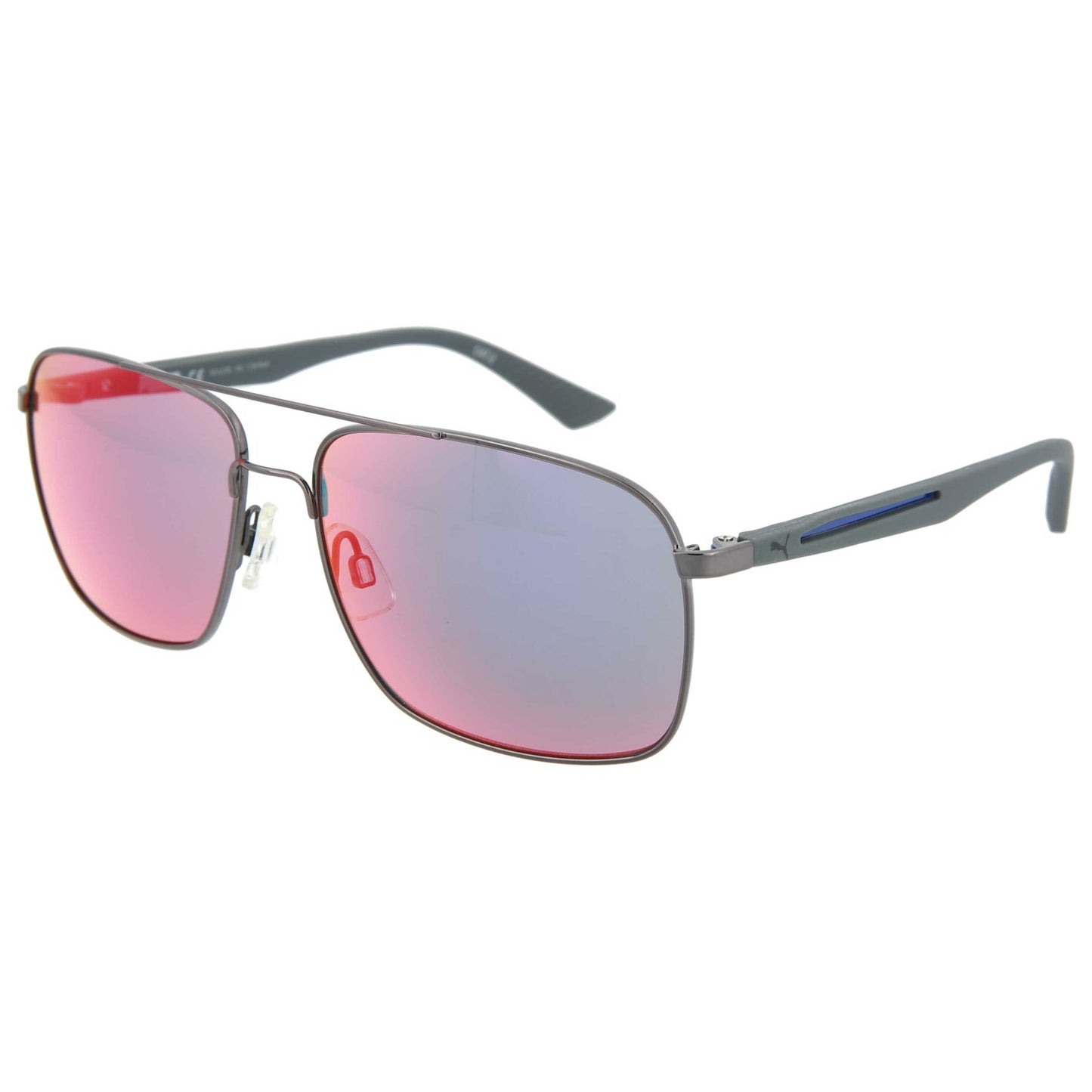 Front view of Puma Core Men's Sunglasses PU0006S-30000009-004