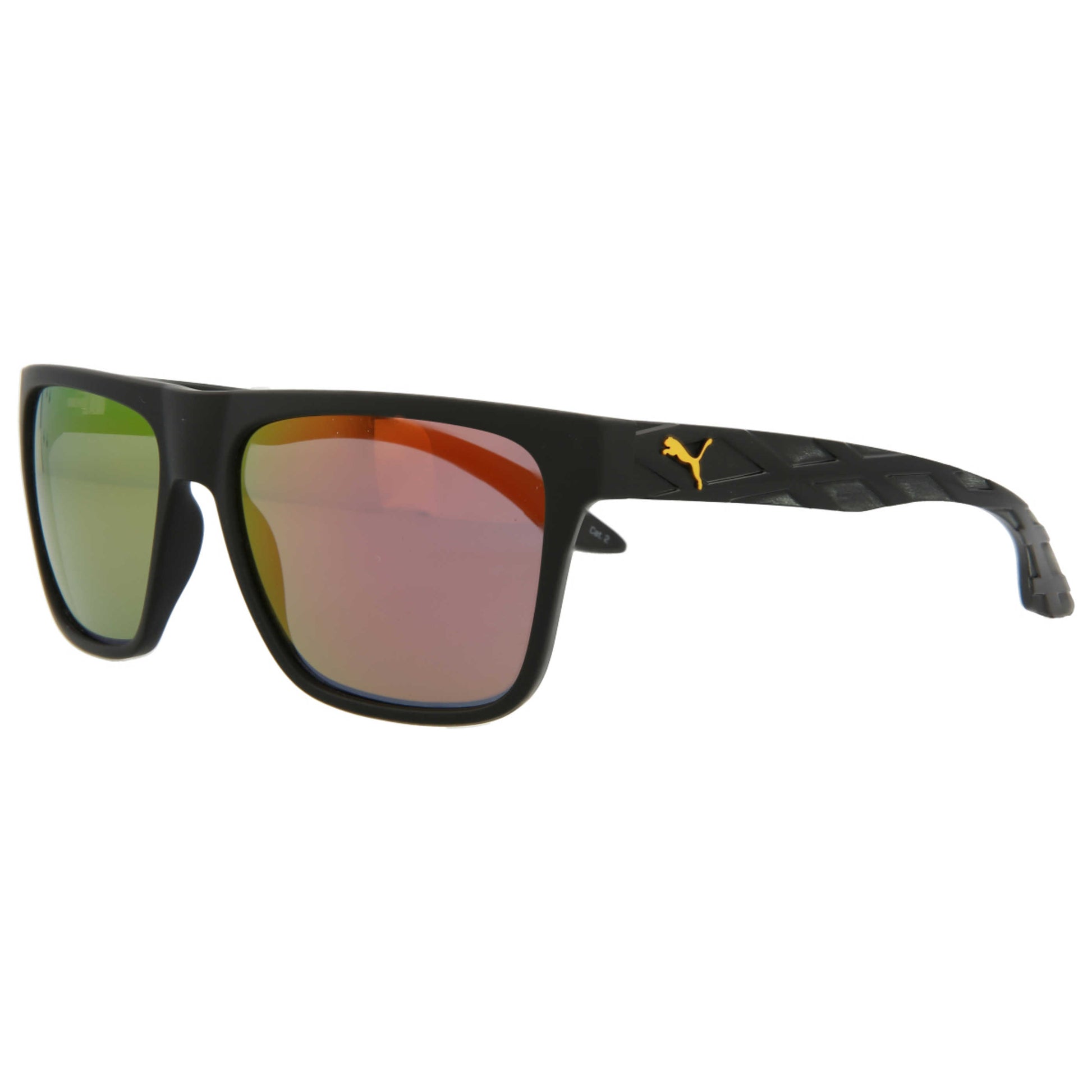 Front view of Puma Core Men's Sunglasses PU0008S-30000039-001