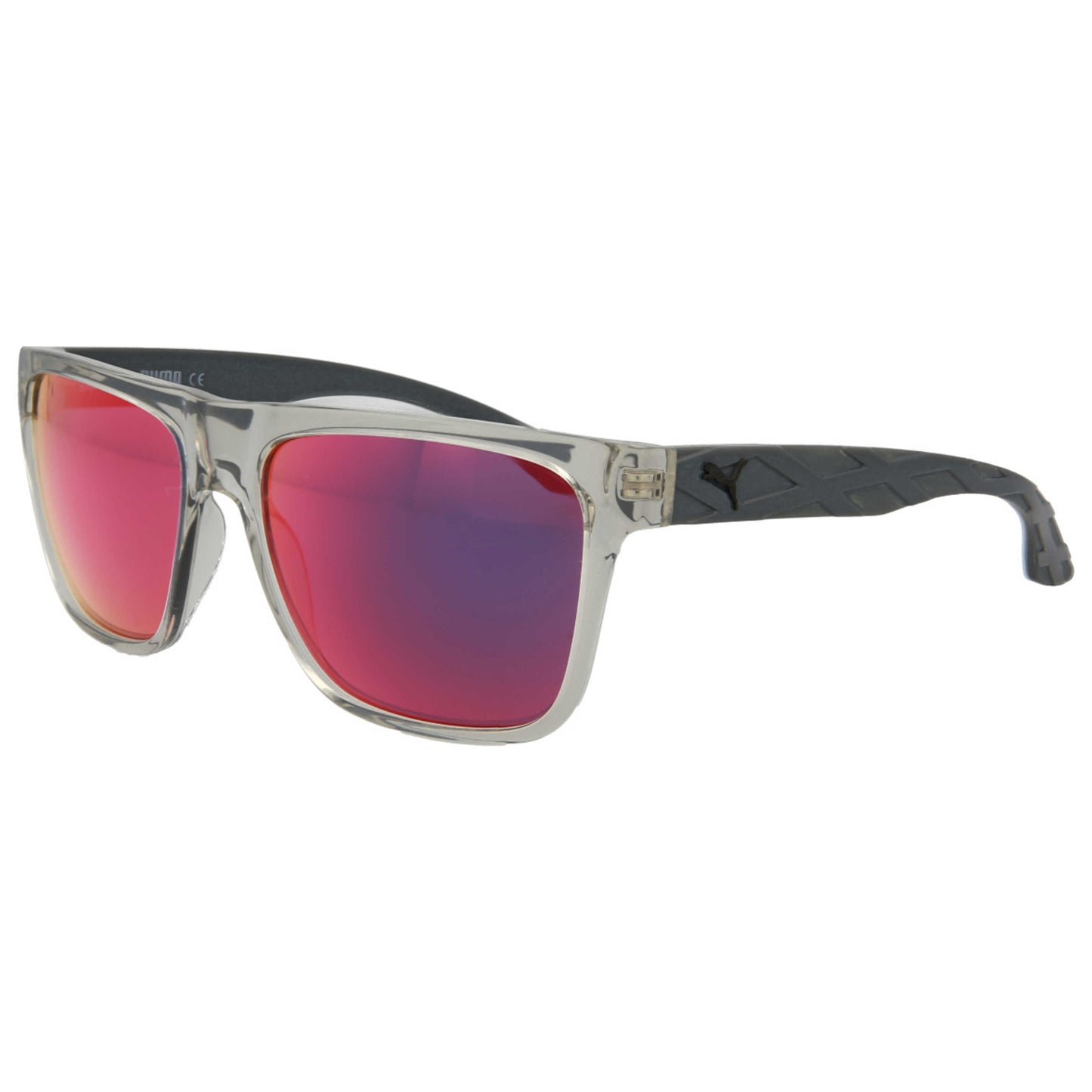 Front view of Puma Core Men's Sunglasses PU0008S-30000039-004