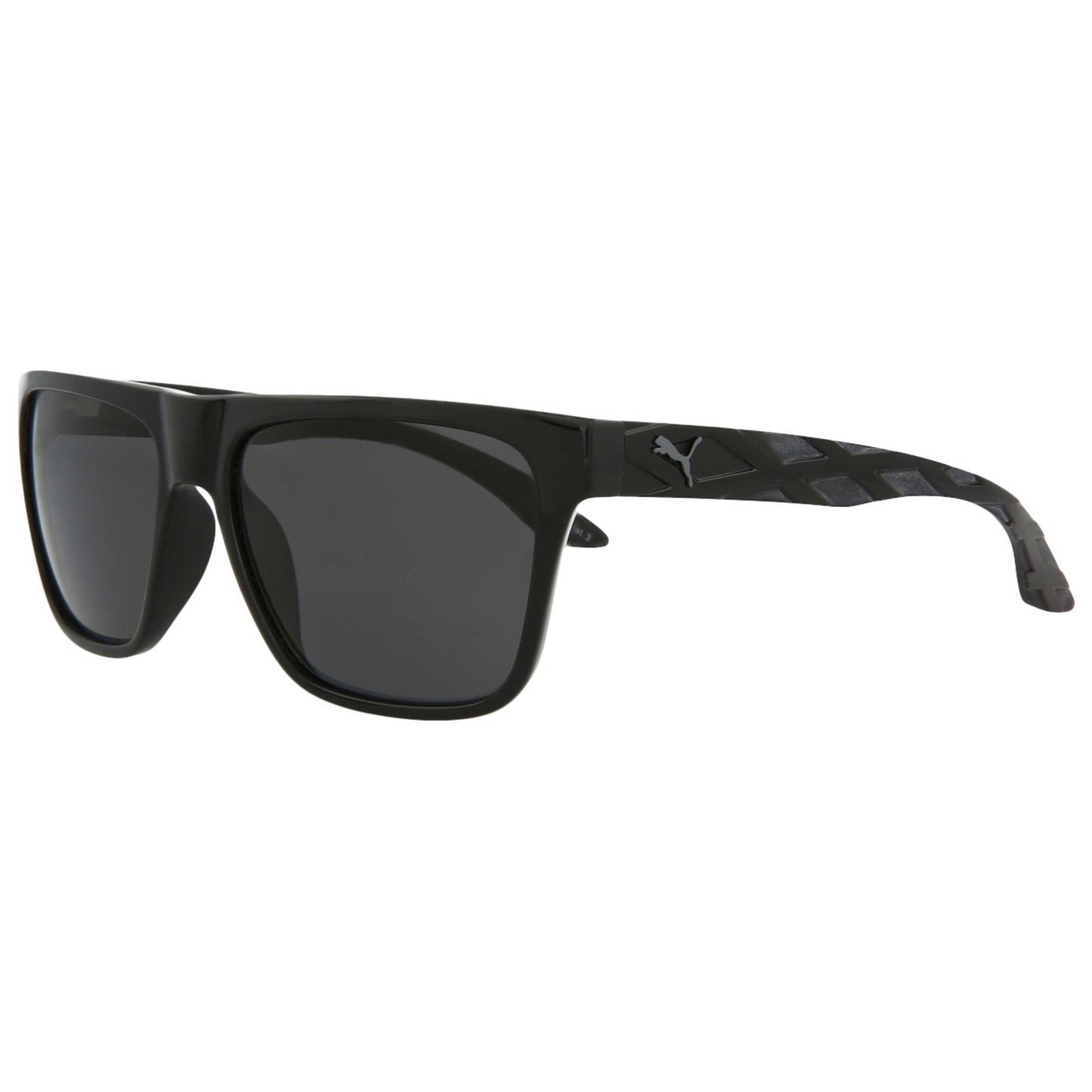 Front view of Puma Core Men's Sunglasses PU0008SA-30000040-002
